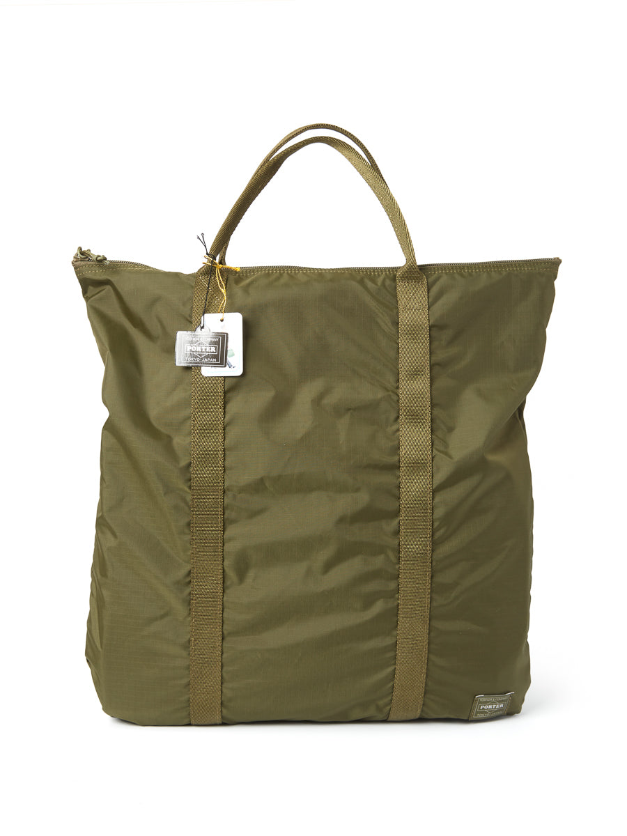  Porter-Yoshida & Co Flex 2-Way Tote Bag Olive