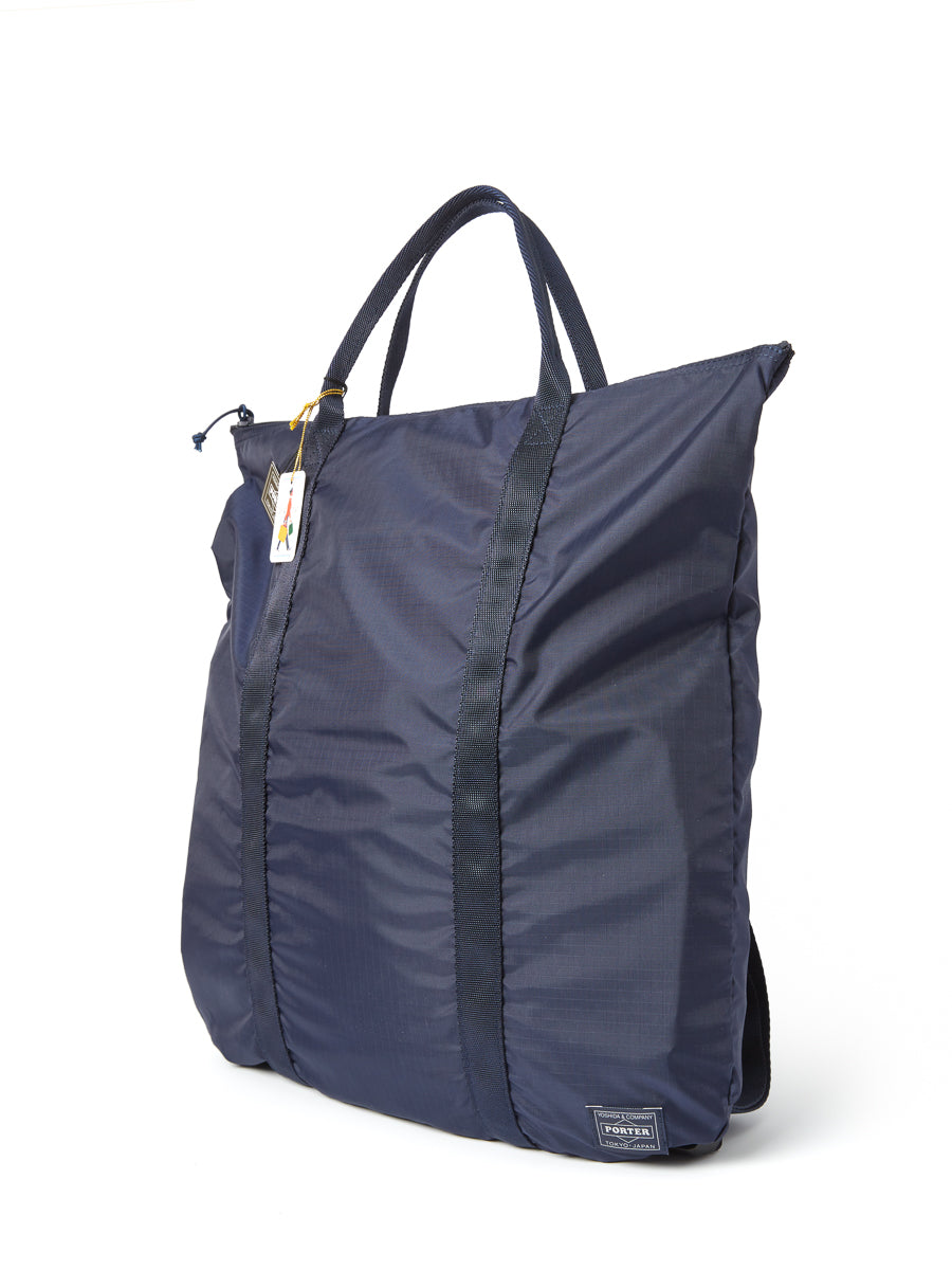  Porter-Yoshida & Co Flex 2-Way Tote Bag Navy
