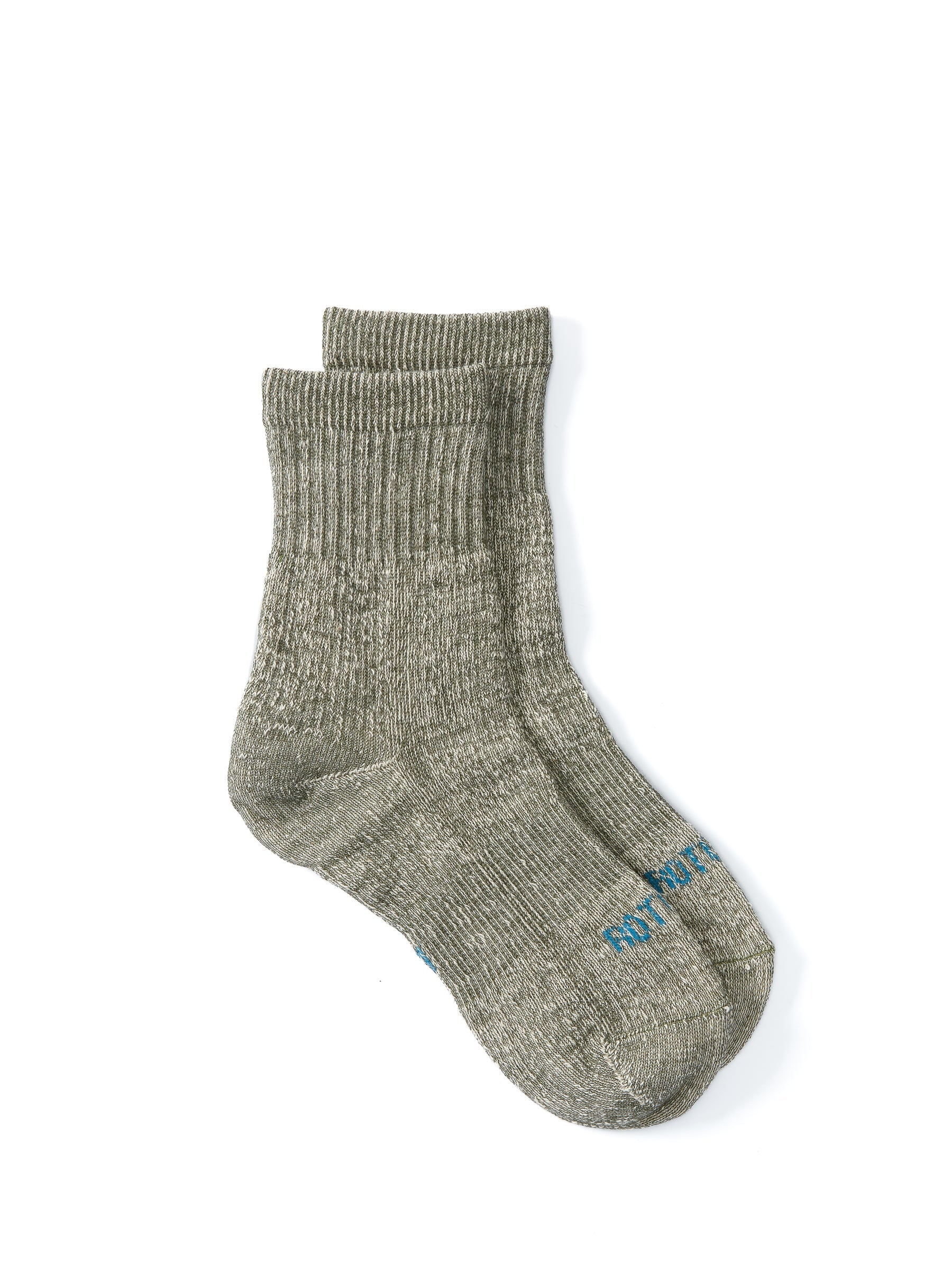  Ro To To Double Face Mid Socks Green