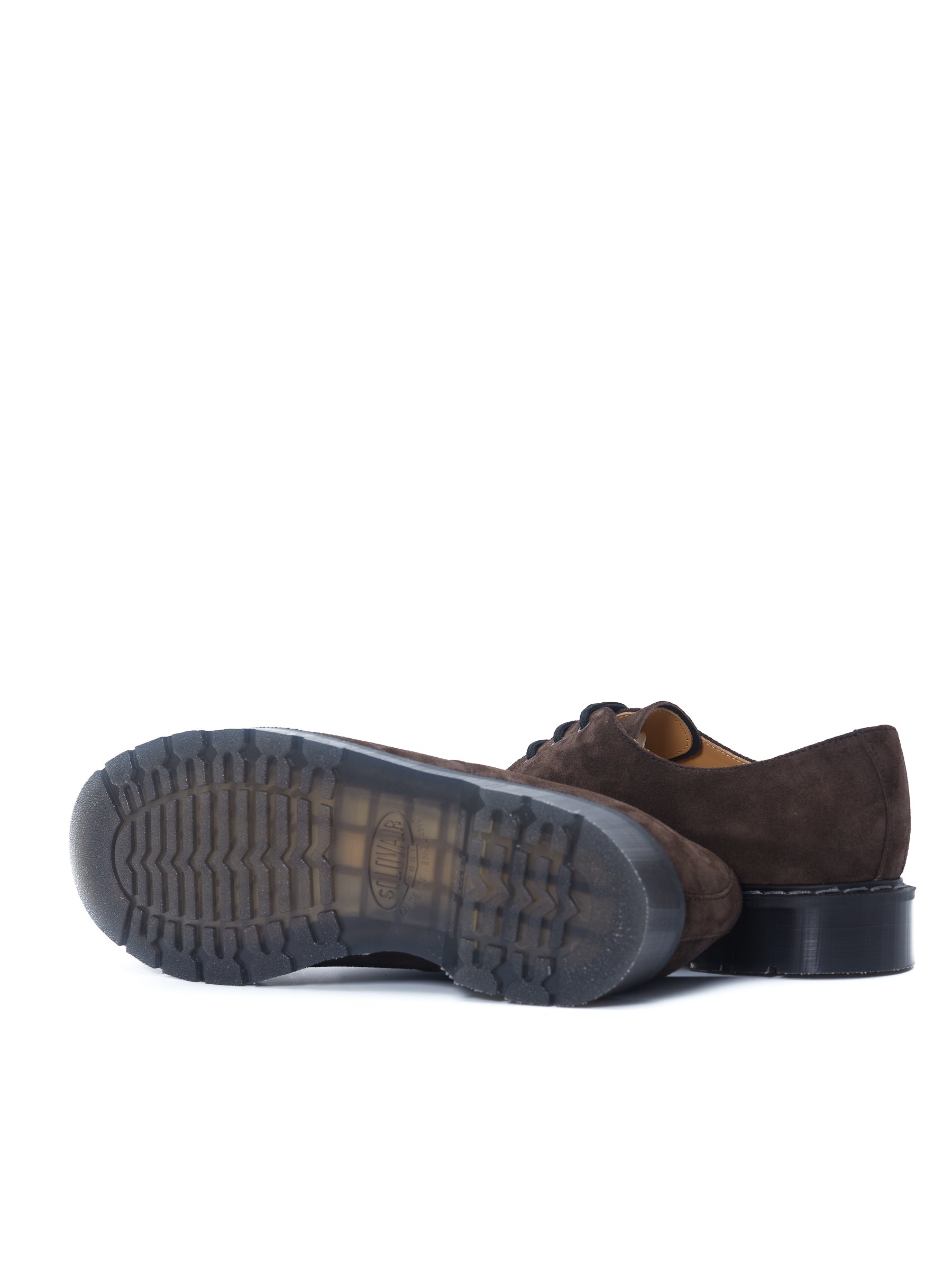  Solovair X Oliver Spencer Brown Suede 3-eye Gibson Shoes