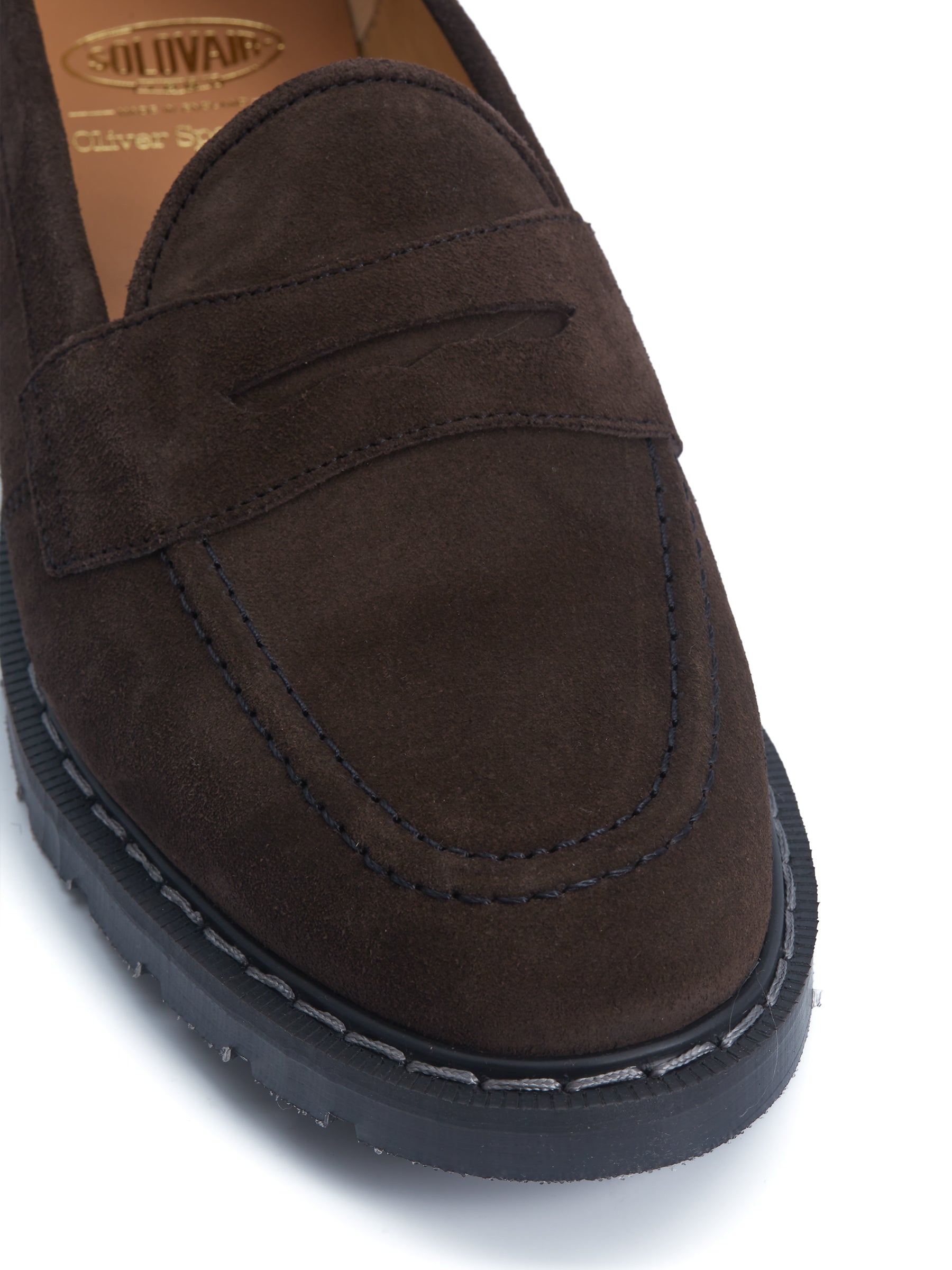  Solovair X Oliver Spencer Brown Suede Loafer