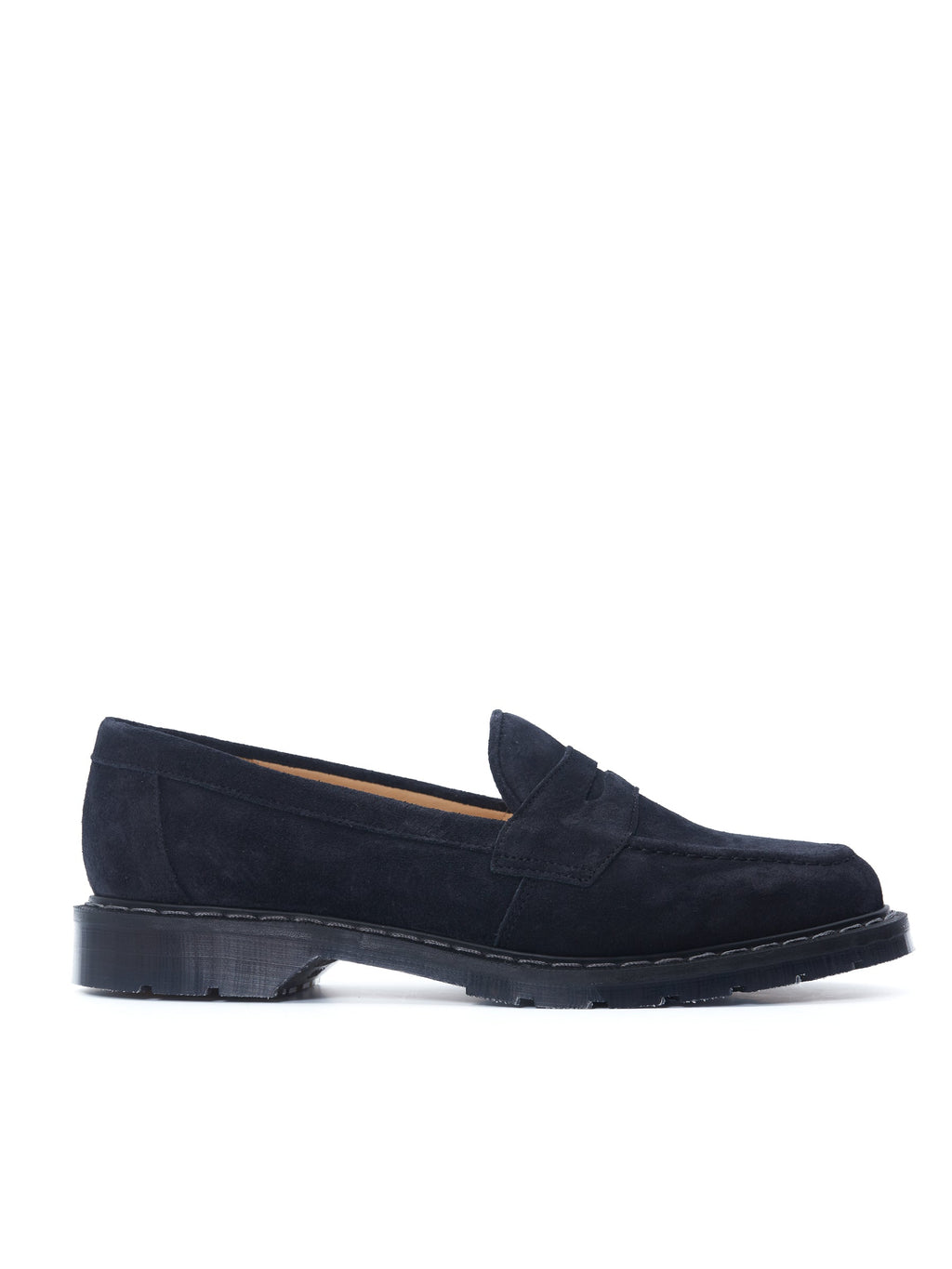  Solovair X Oliver Spencer Navy Suede Loafer