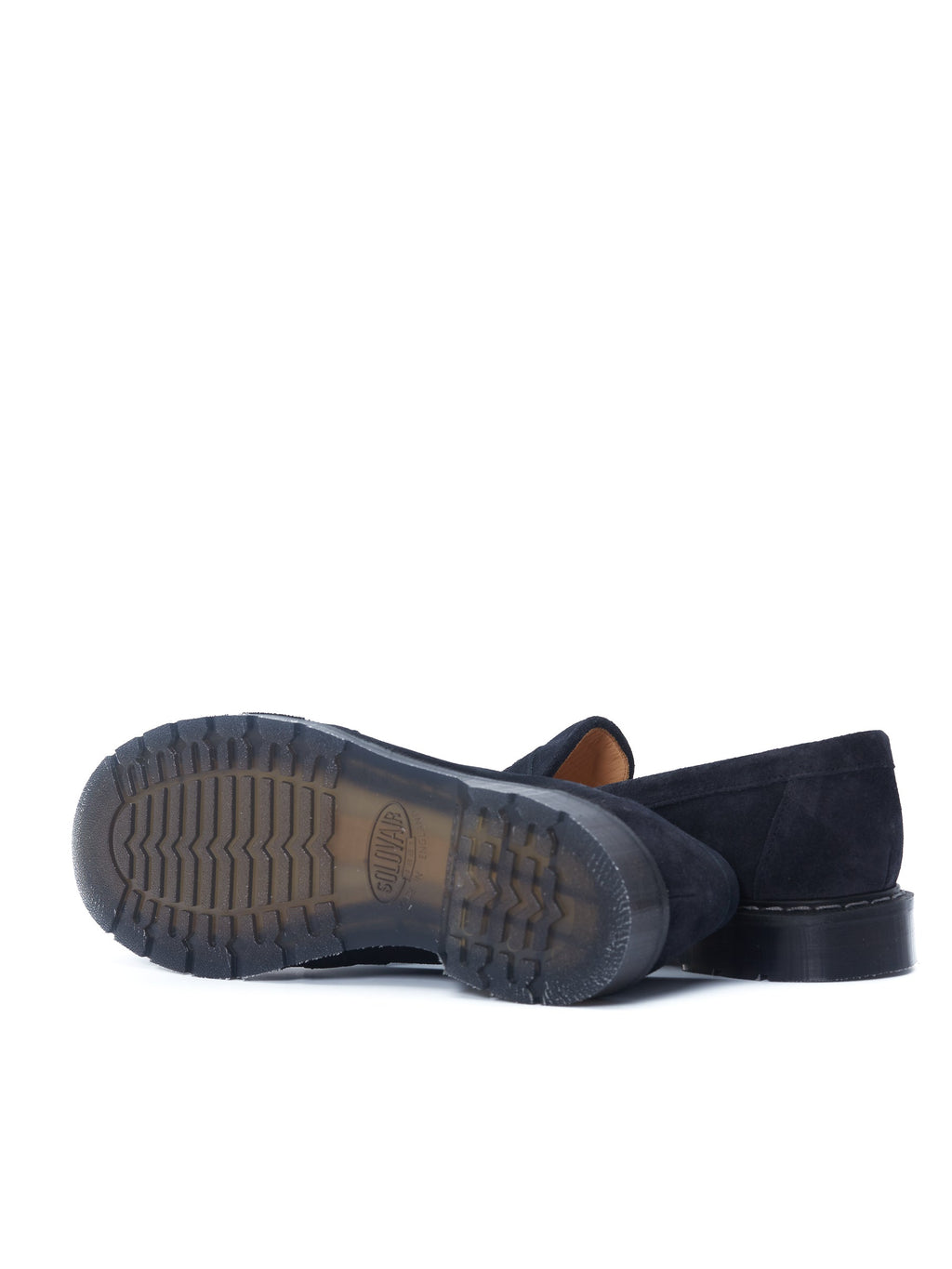  Solovair X Oliver Spencer Navy Suede Loafer