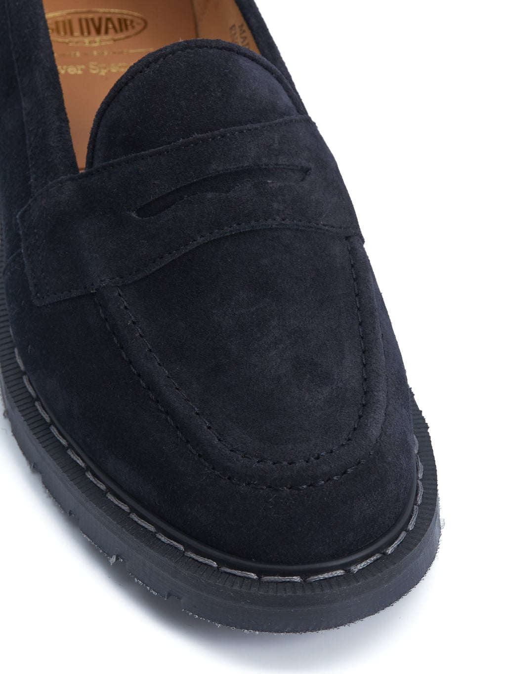  Solovair X Oliver Spencer Navy Suede Loafer