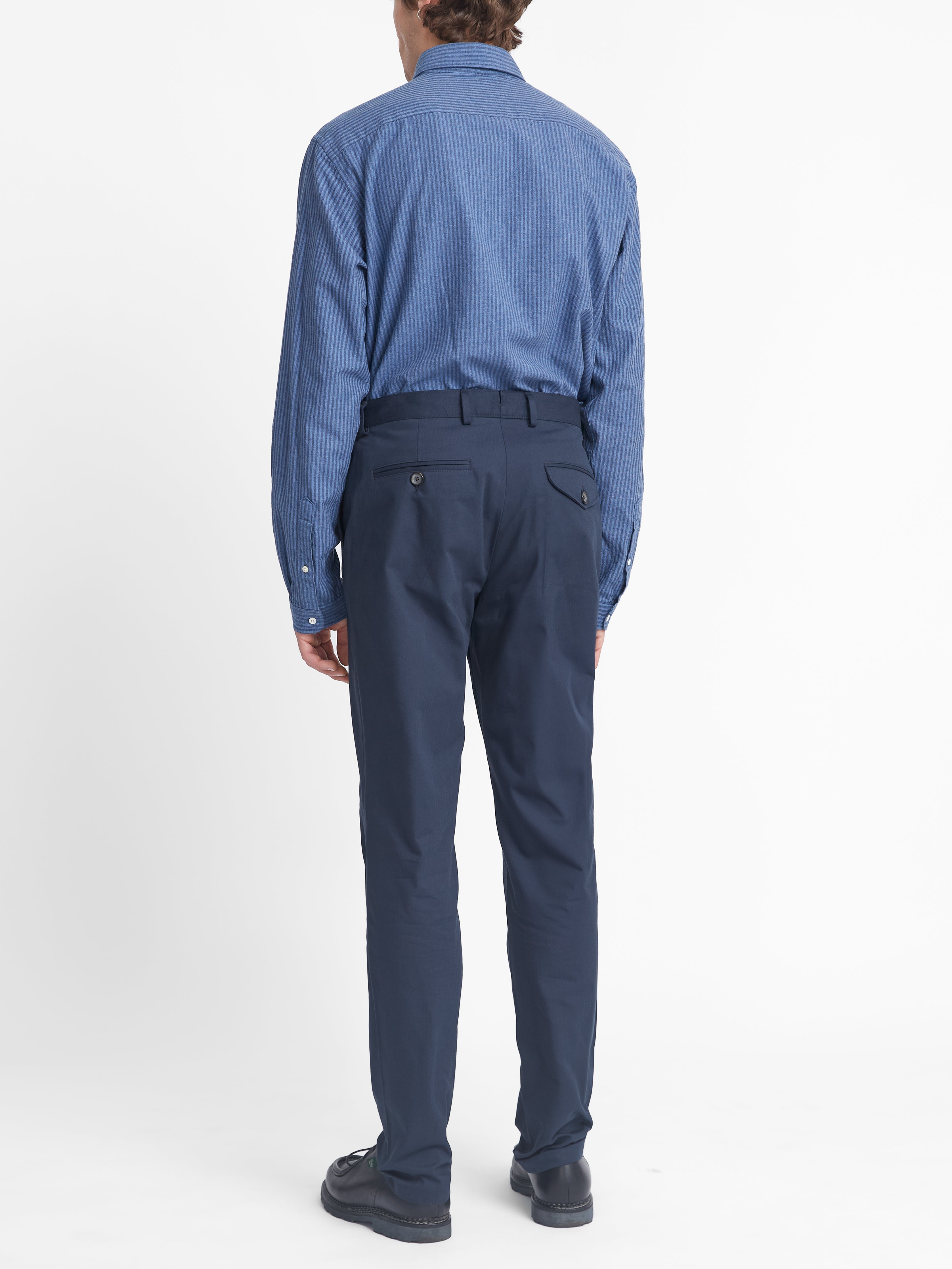  Fishtail Trouser Eden Navy