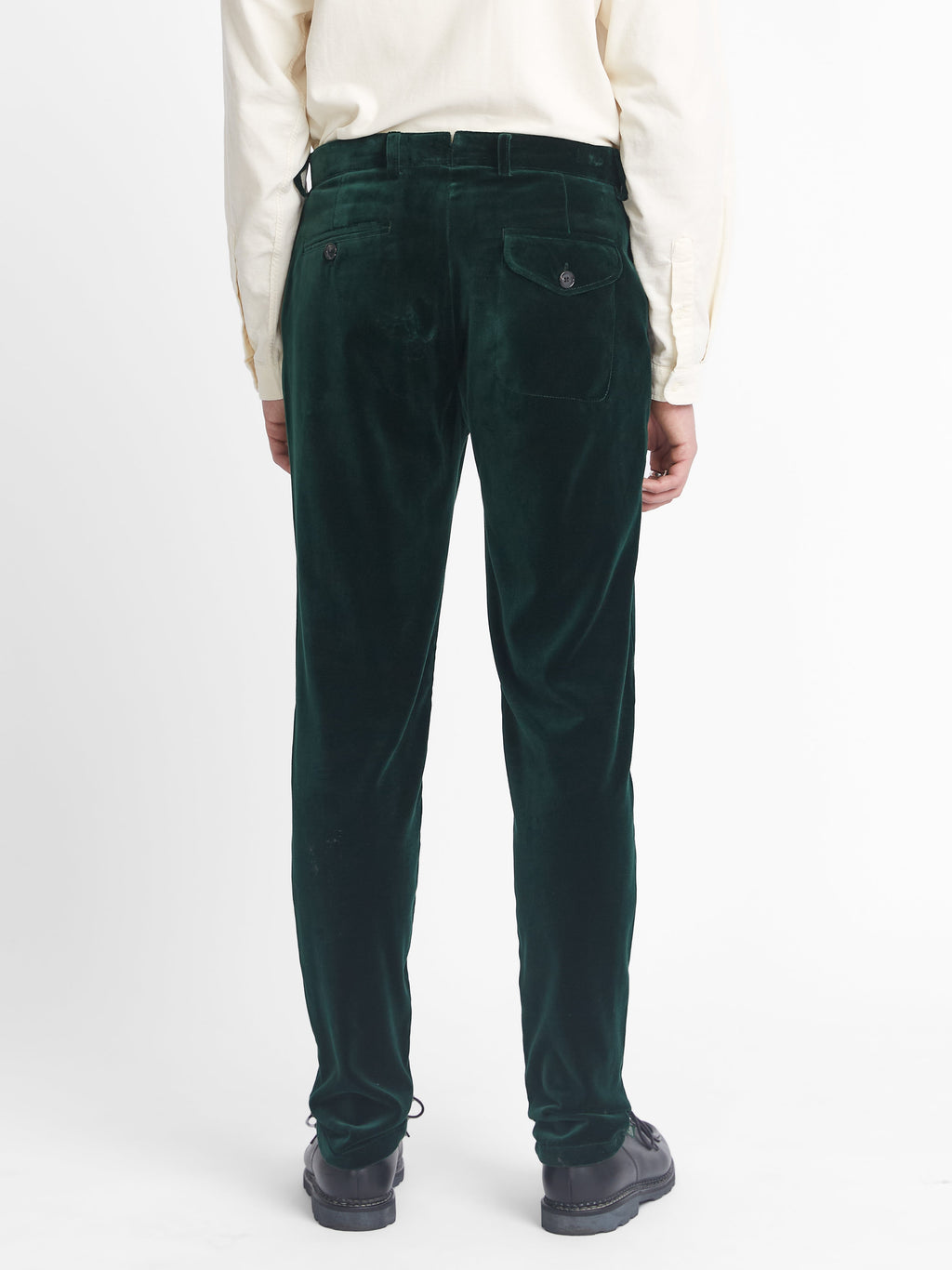  Fishtail Trousers Velvet Racing Green