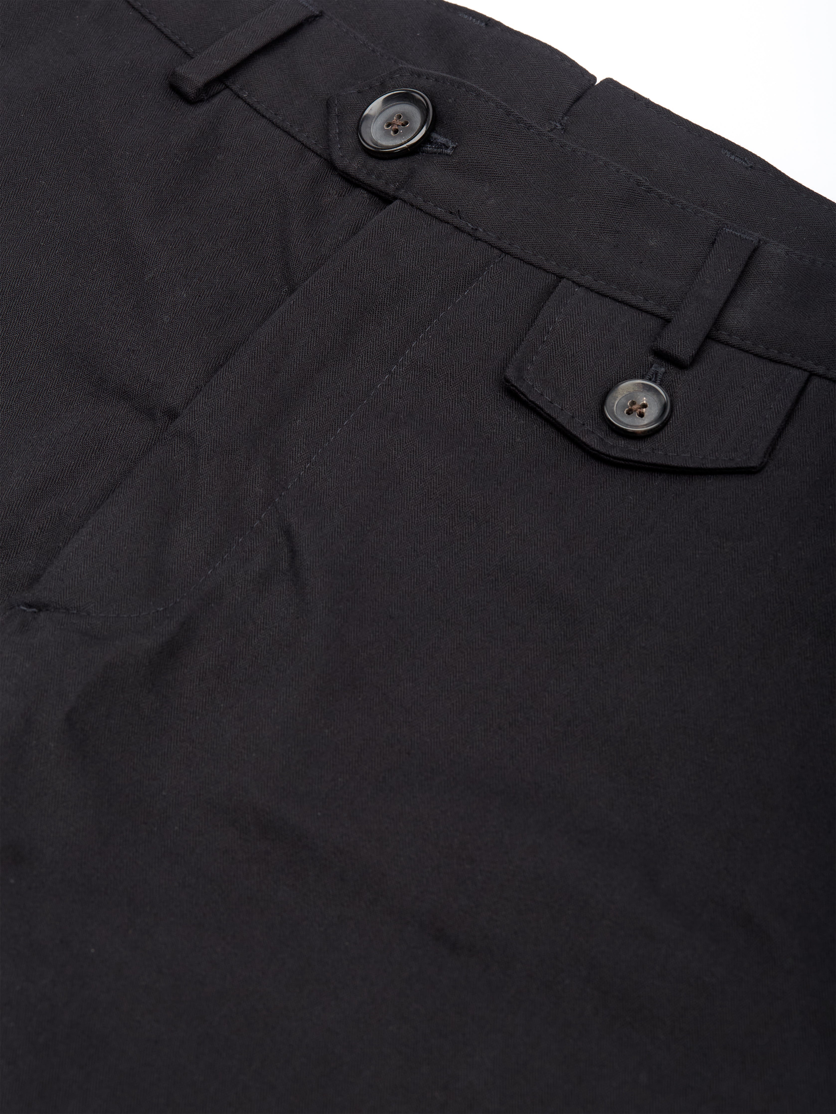  Fishtail Trouser Eden Black