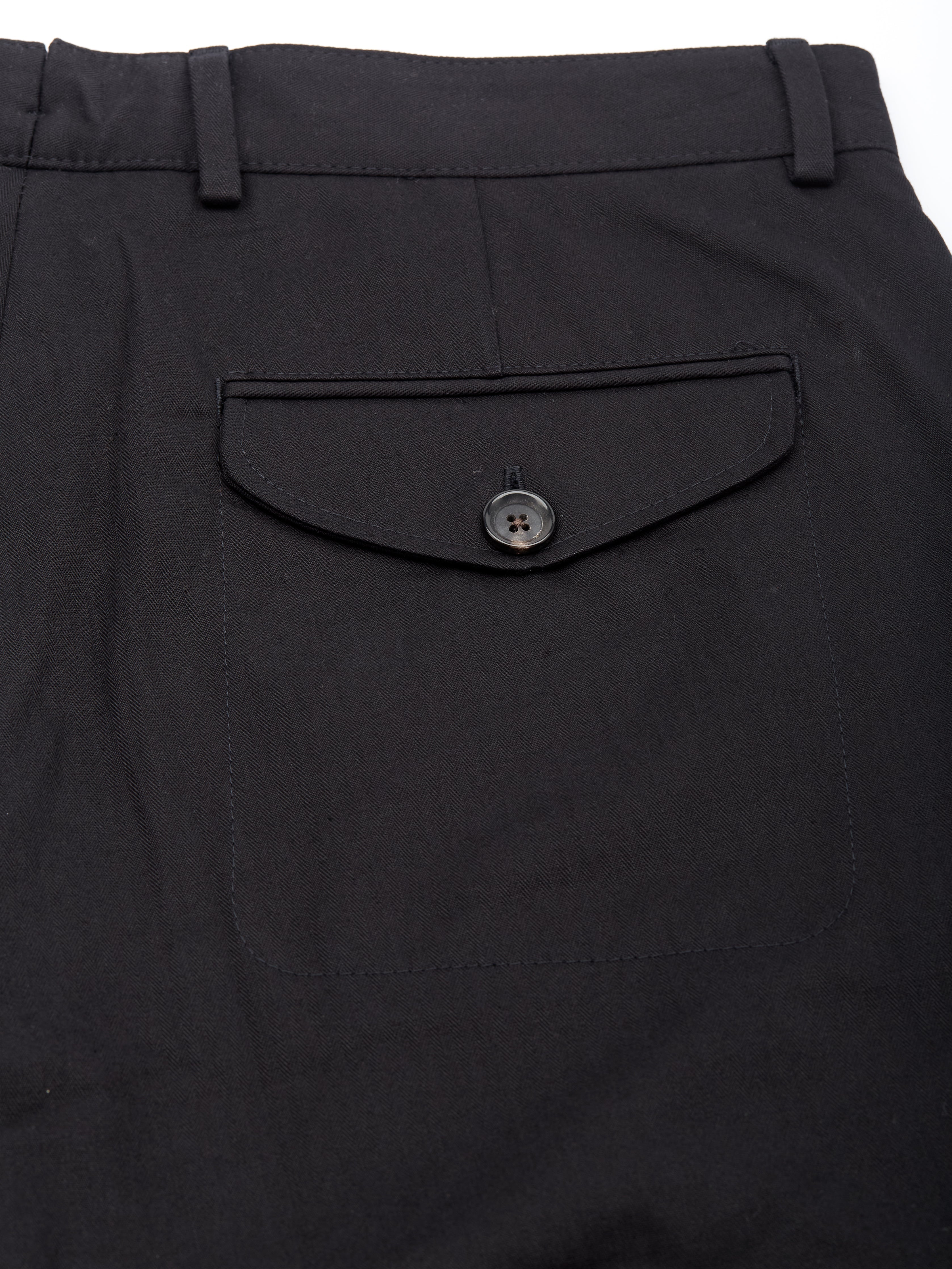  Fishtail Trouser Eden Black