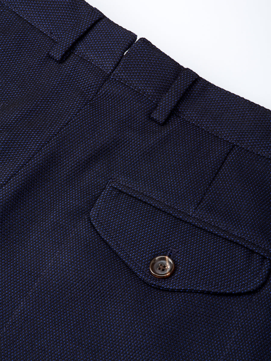  Fishtail Trousers Morva Navy