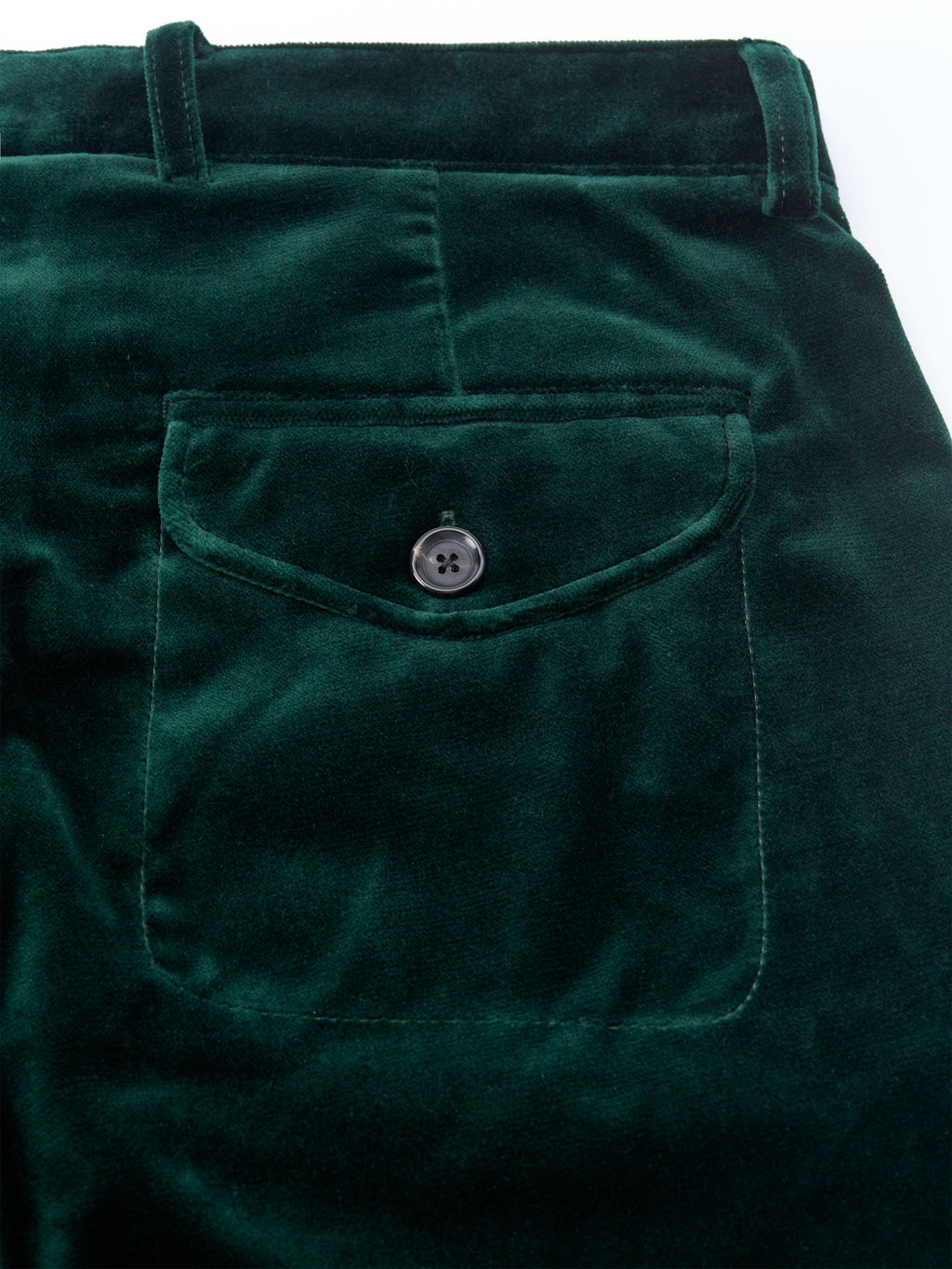  Fishtail Trousers Velvet Racing Green