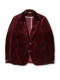  Mansfield Jacket Velvet Burgundy