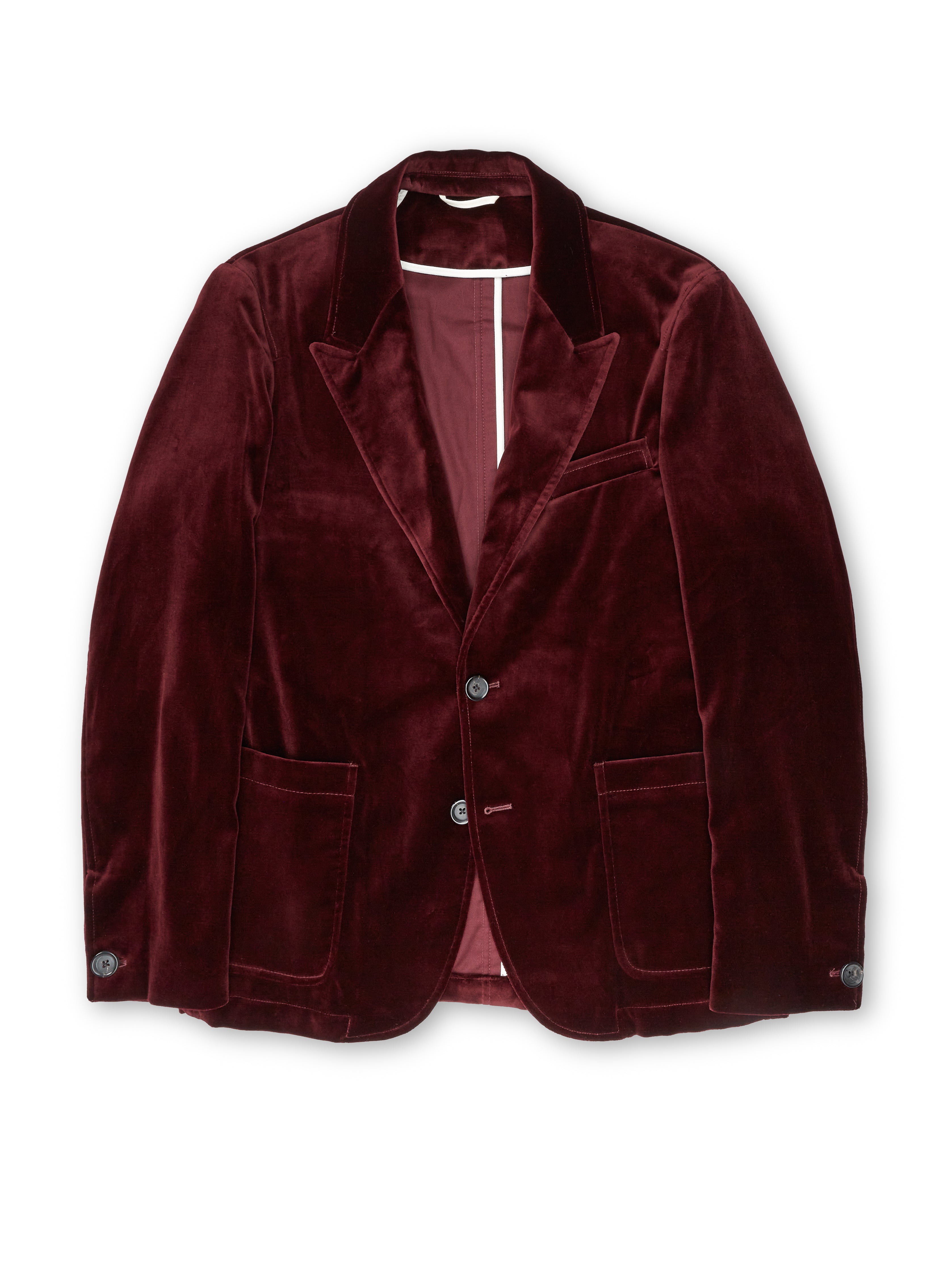  Mansfield Jacket Velvet Burgundy