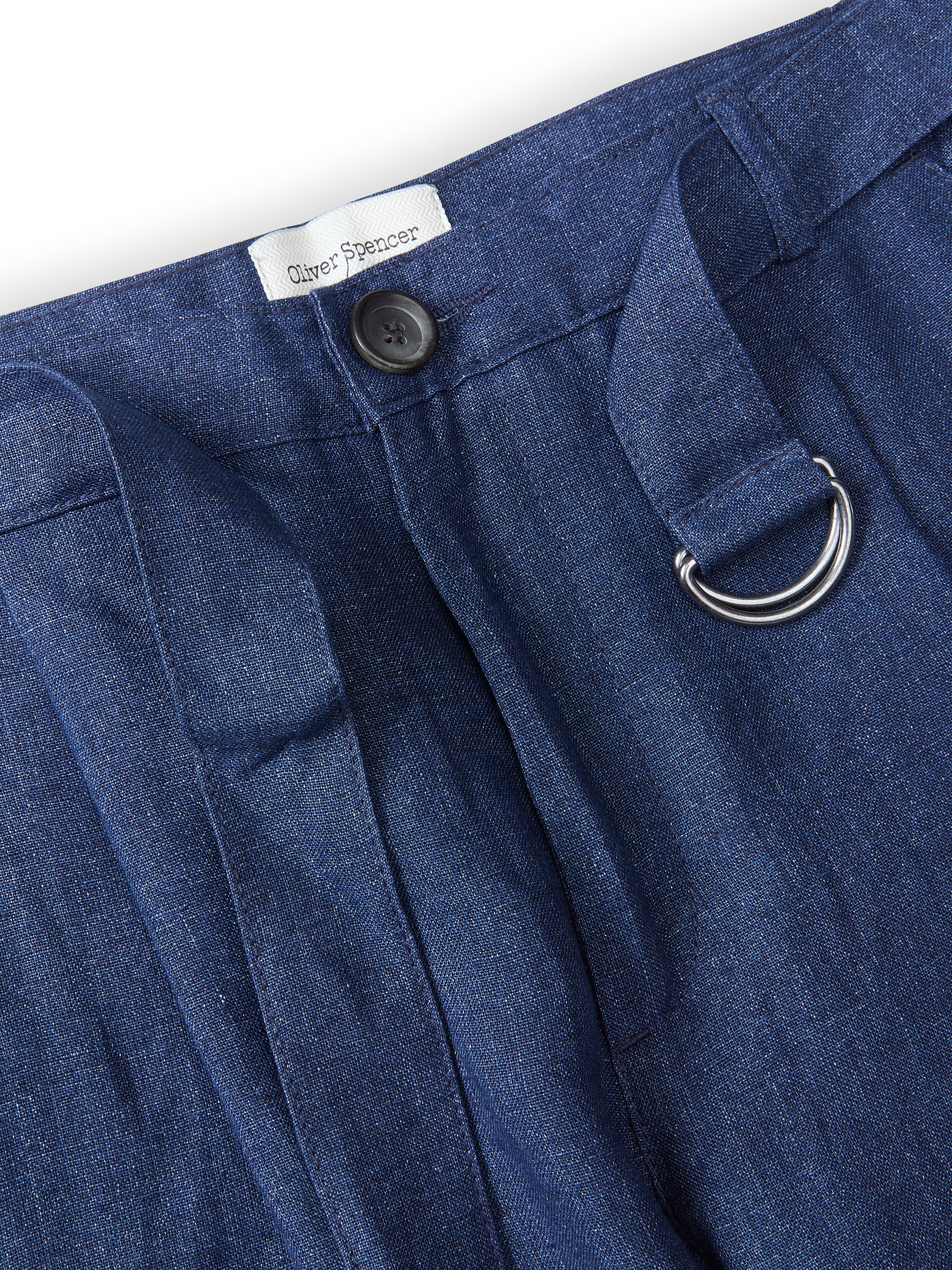  Belted Trousers Dubrow Navy