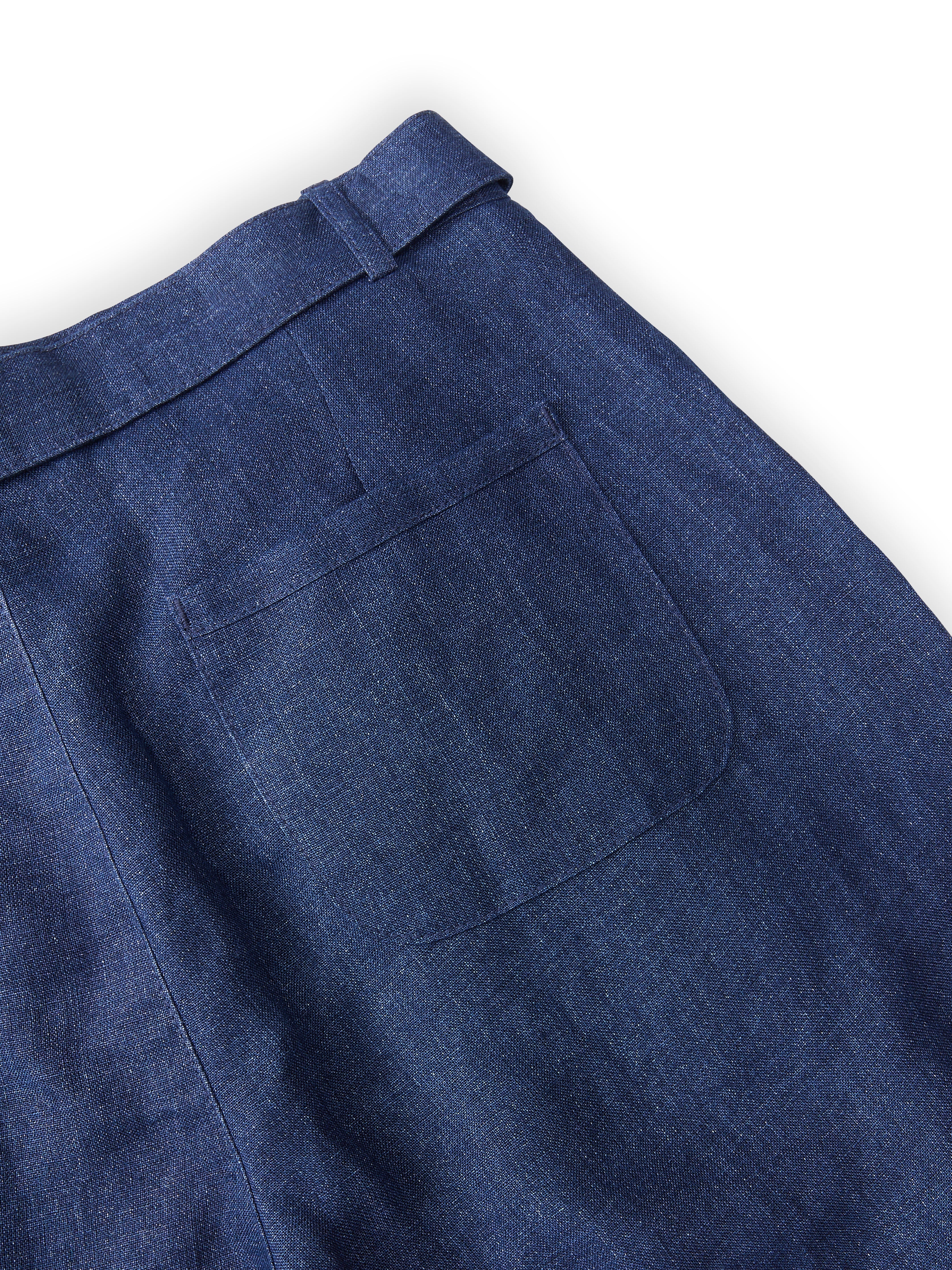  Belted Trousers Dubrow Navy