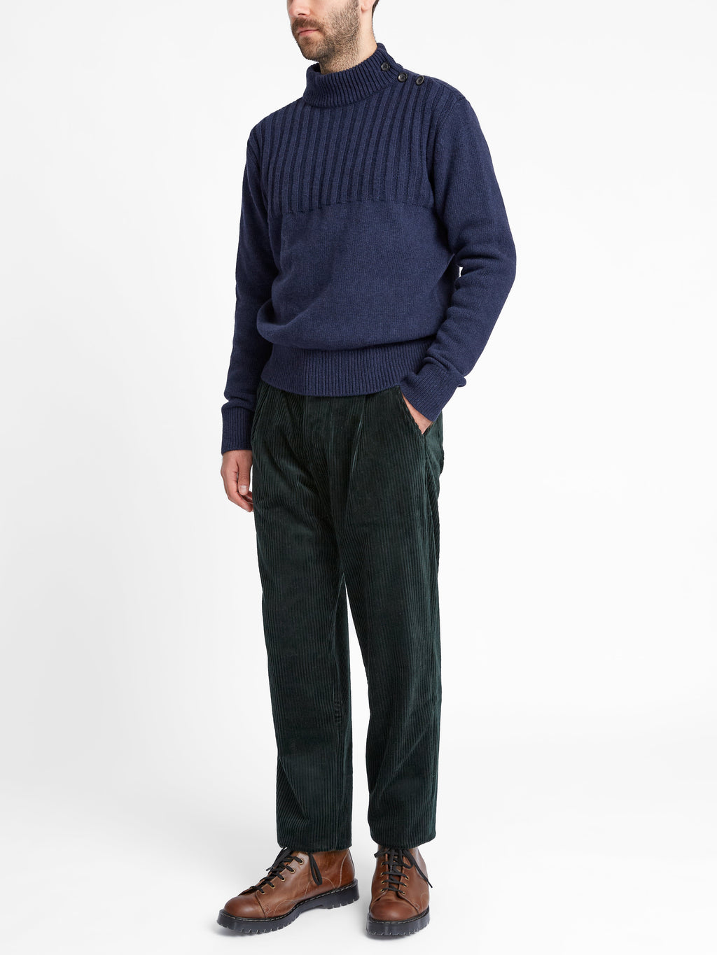  Morton Trousers Melrose Cord Green