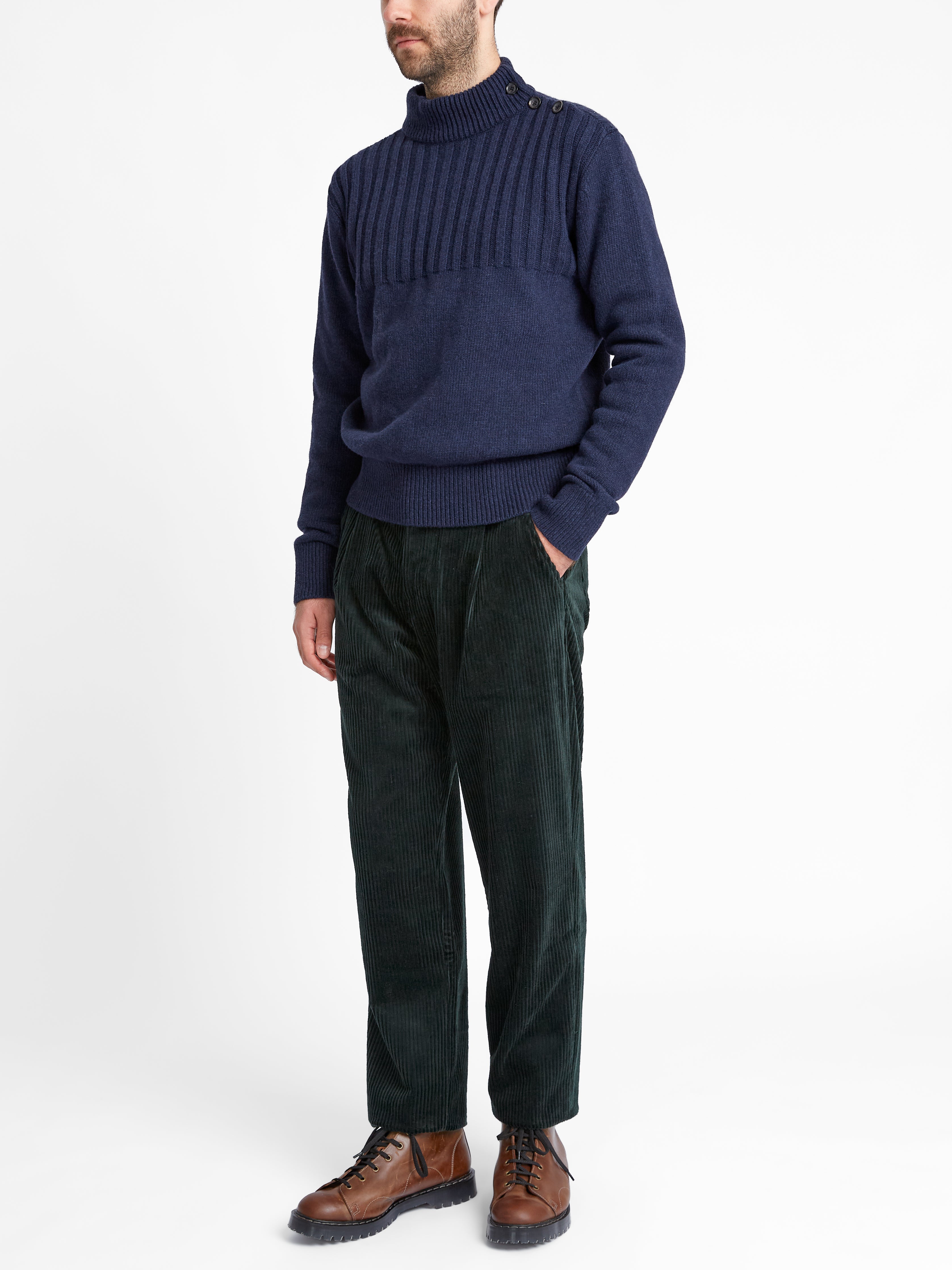  Morton Trousers Melrose Cord Green