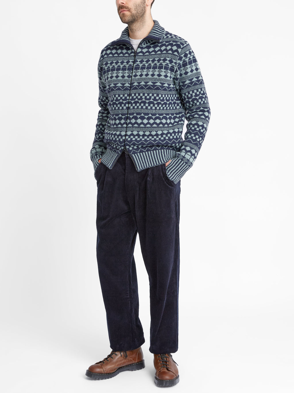  Morton Trousers Melrose Cord Navy