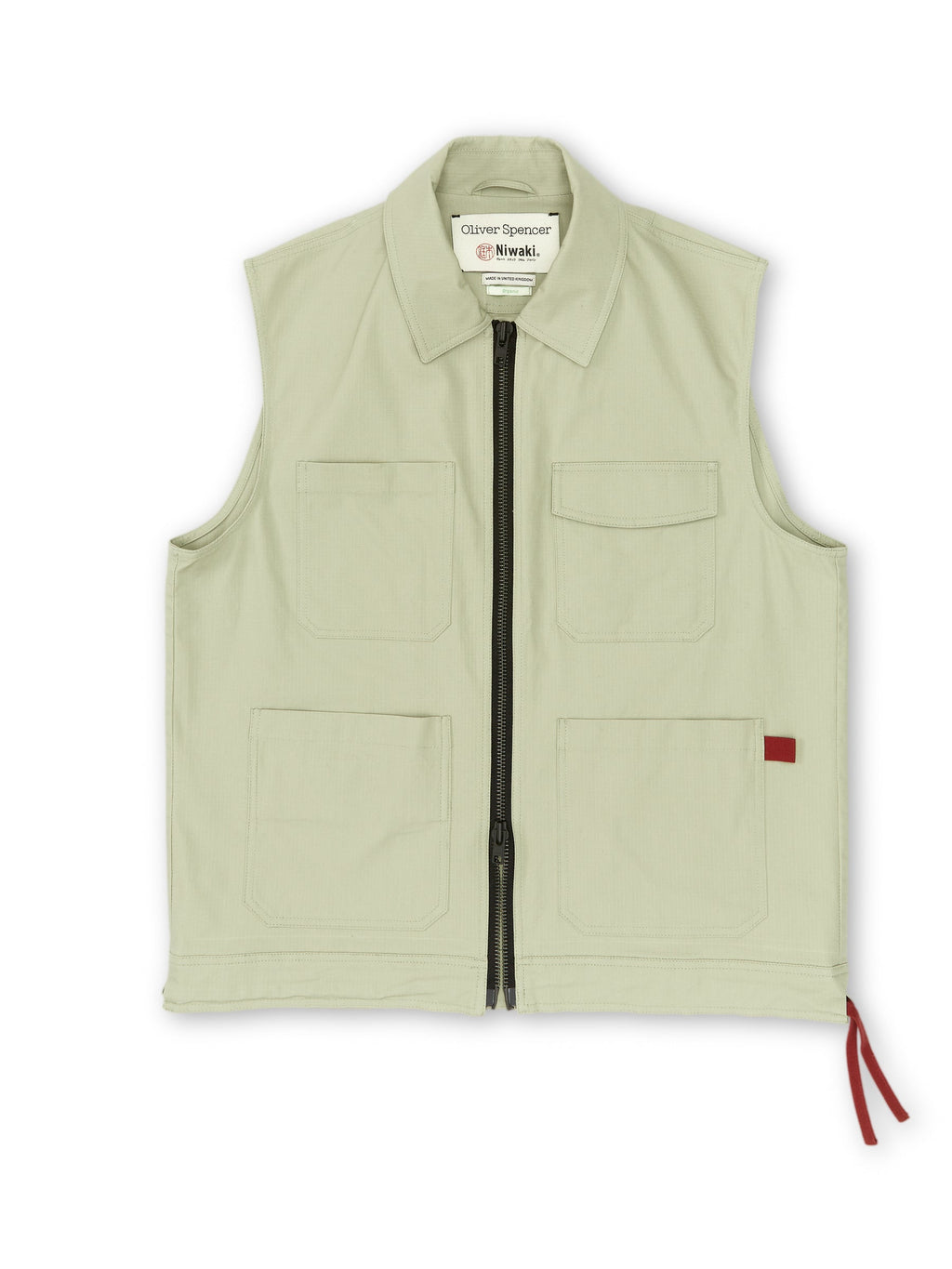  Oliver Spencer X Niwaki Scion Gardening Gilet Hyde Green