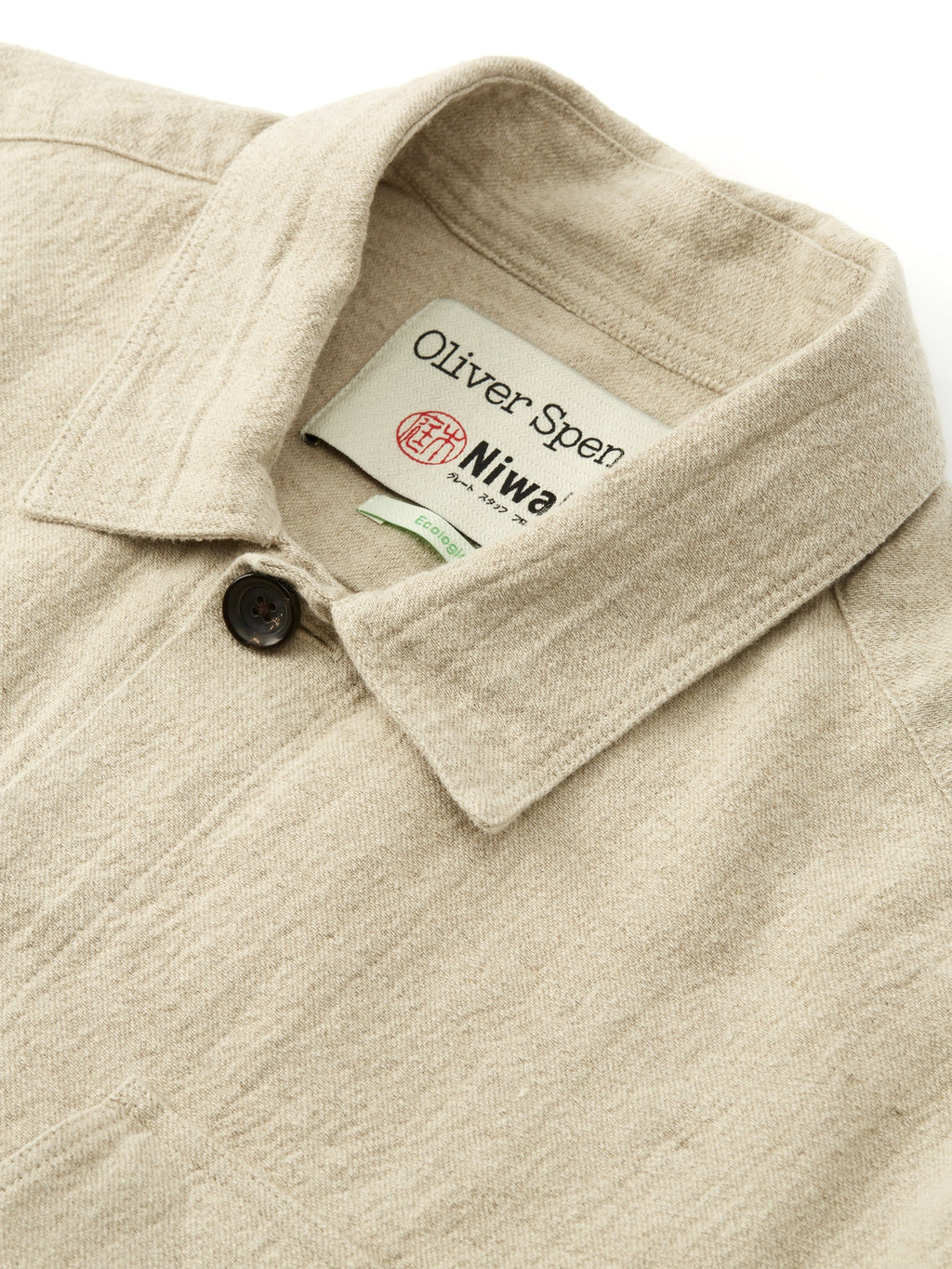  Oliver Spencer X Niwaki Haru Gardening Overshirt Bruton Beige