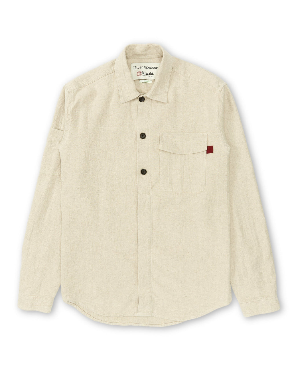  Oliver Spencer X Niwaki Haru Gardening Overshirt Bruton Beige