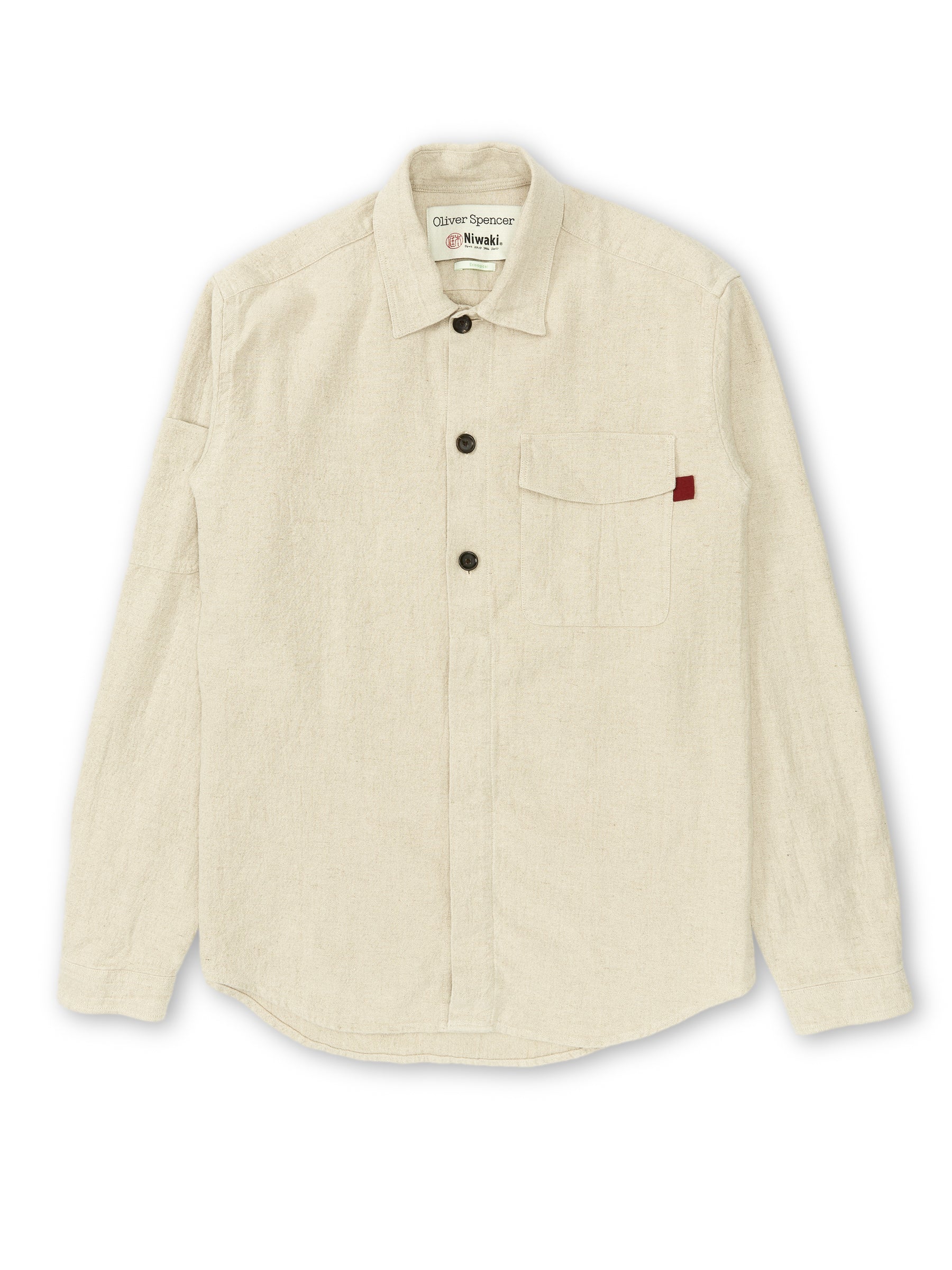  Oliver Spencer X Niwaki Haru Gardening Overshirt Bruton Beige
