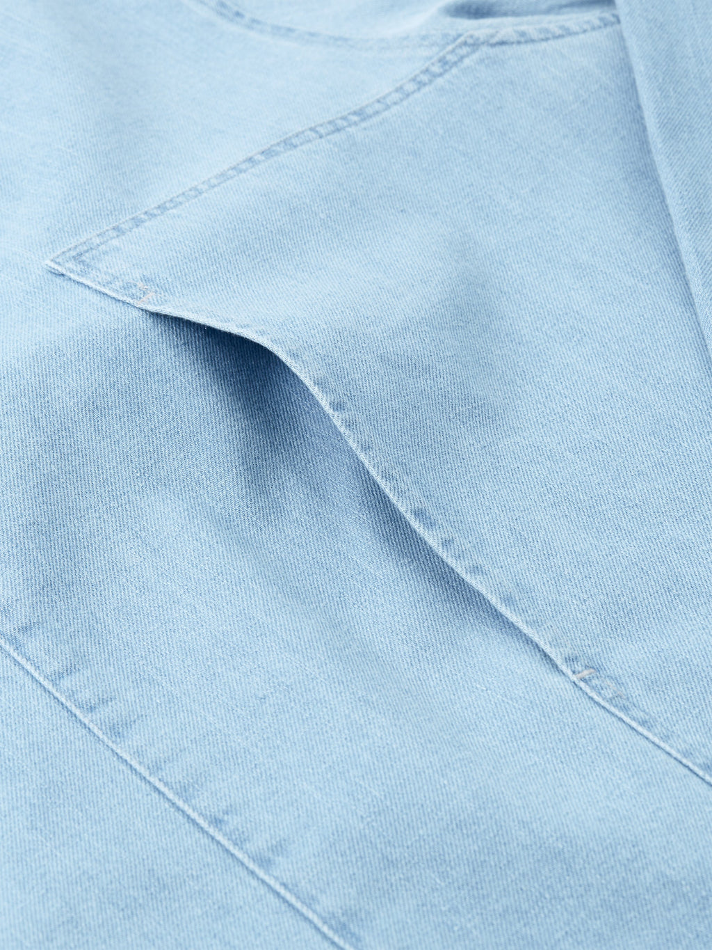  Oliver Spencer X Niwaki Ohana Gardening Smock Mullins Denim Indigo Light