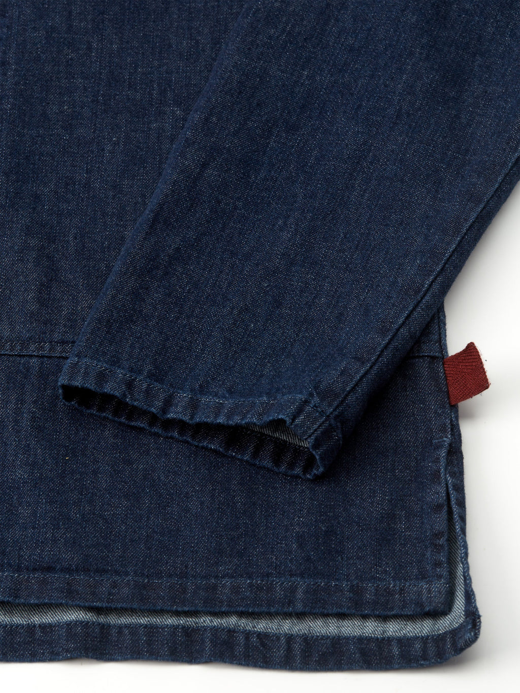  Oliver Spencer X Niwaki Ohana Gardening Smock Mullins Denim Indigo Rinse