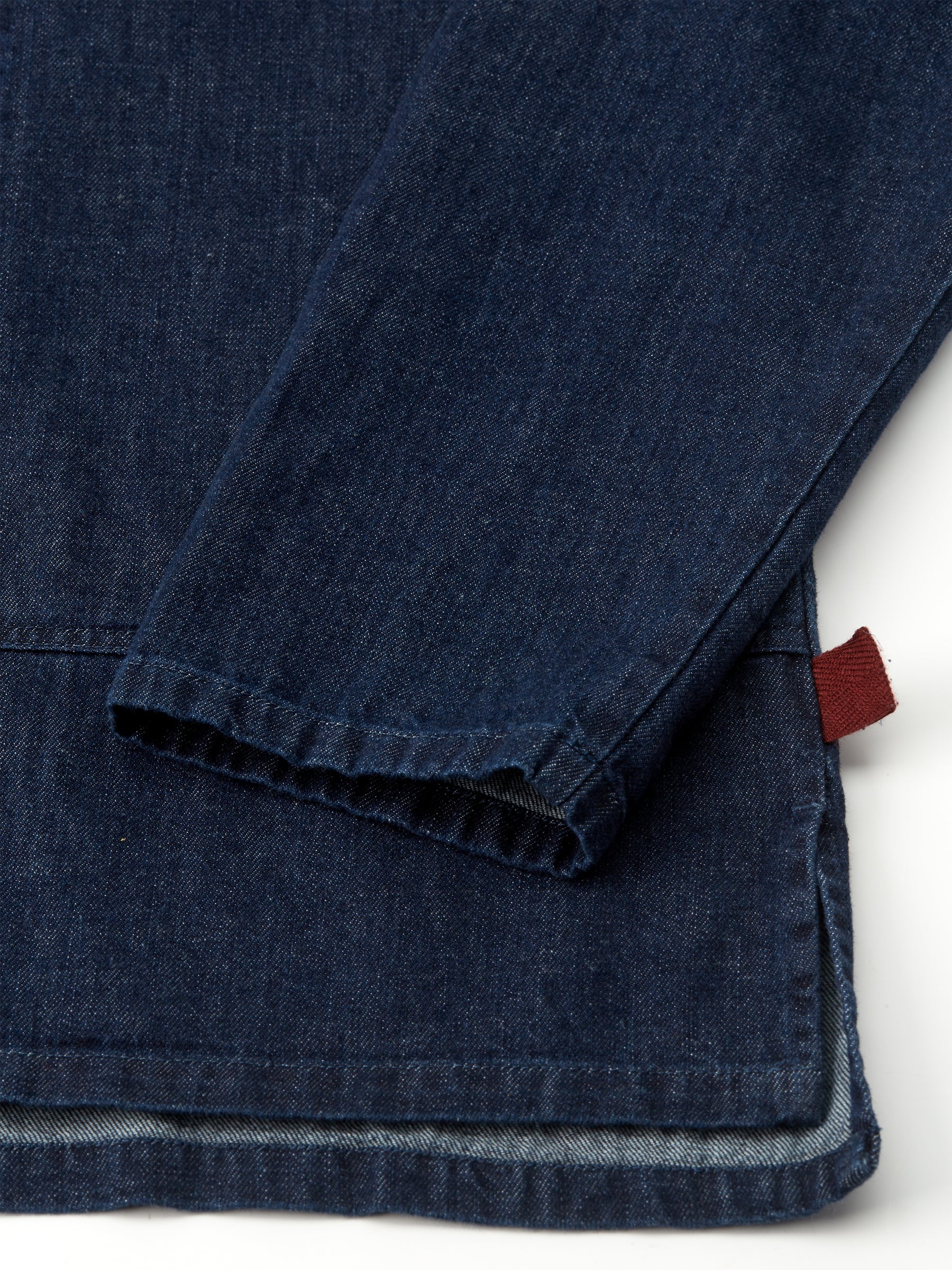  Oliver Spencer X Niwaki Ohana Gardening Smock Mullins Denim Indigo Rinse