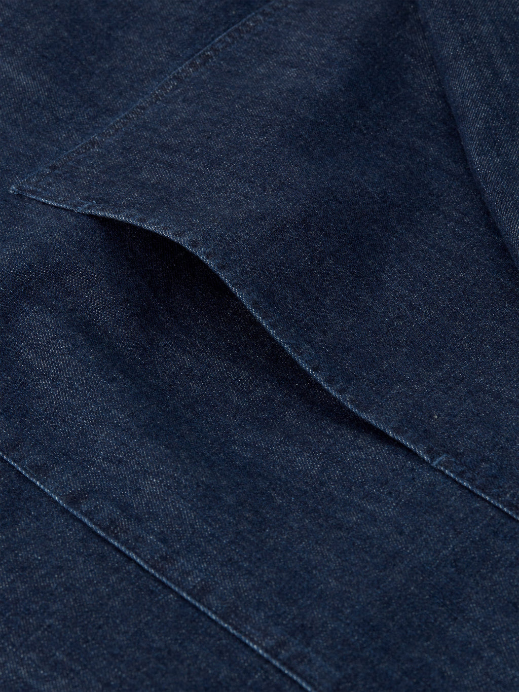  Oliver Spencer X Niwaki Ohana Gardening Smock Mullins Denim Indigo Rinse