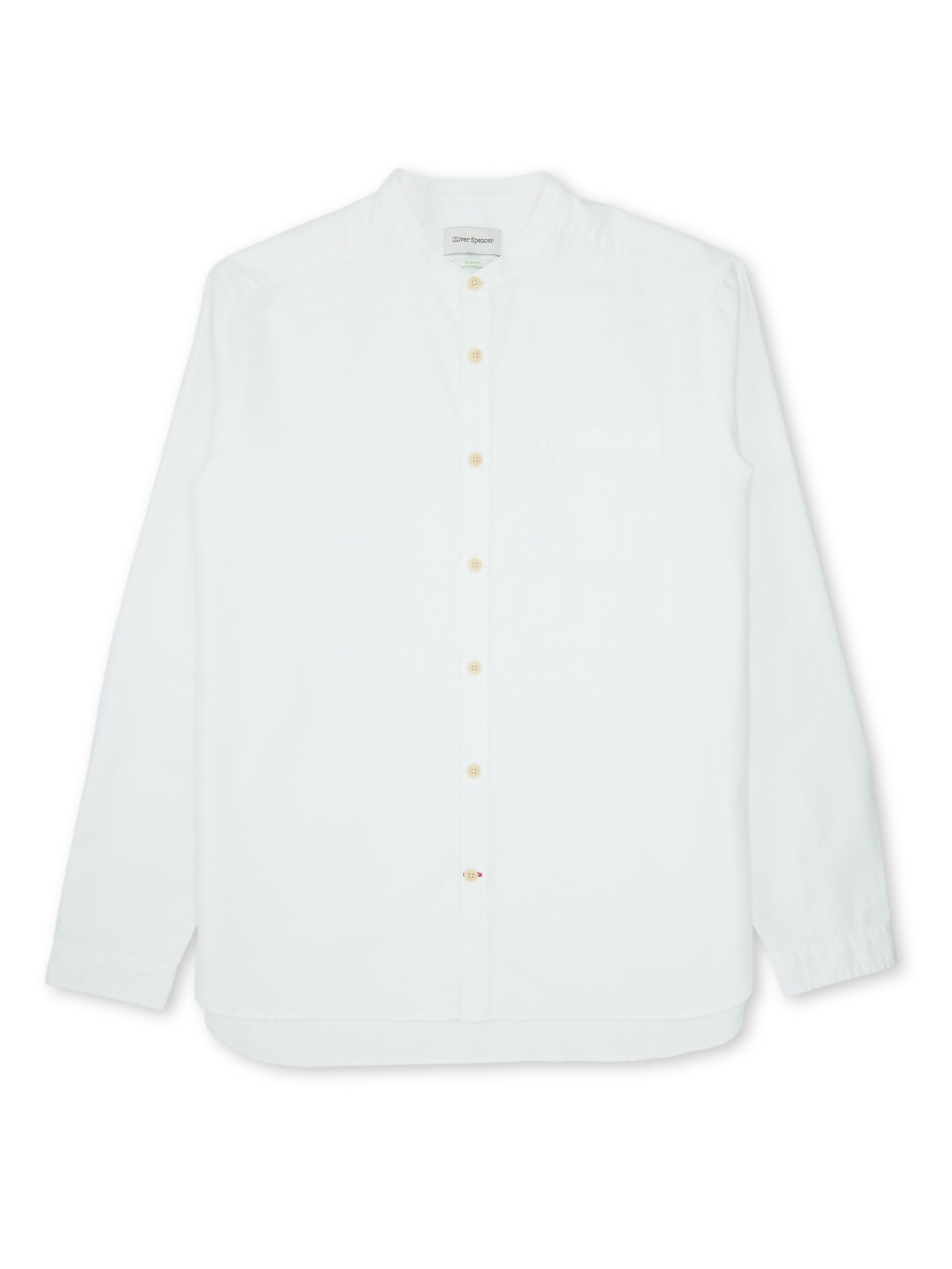 Grandad Shirt Brecon White