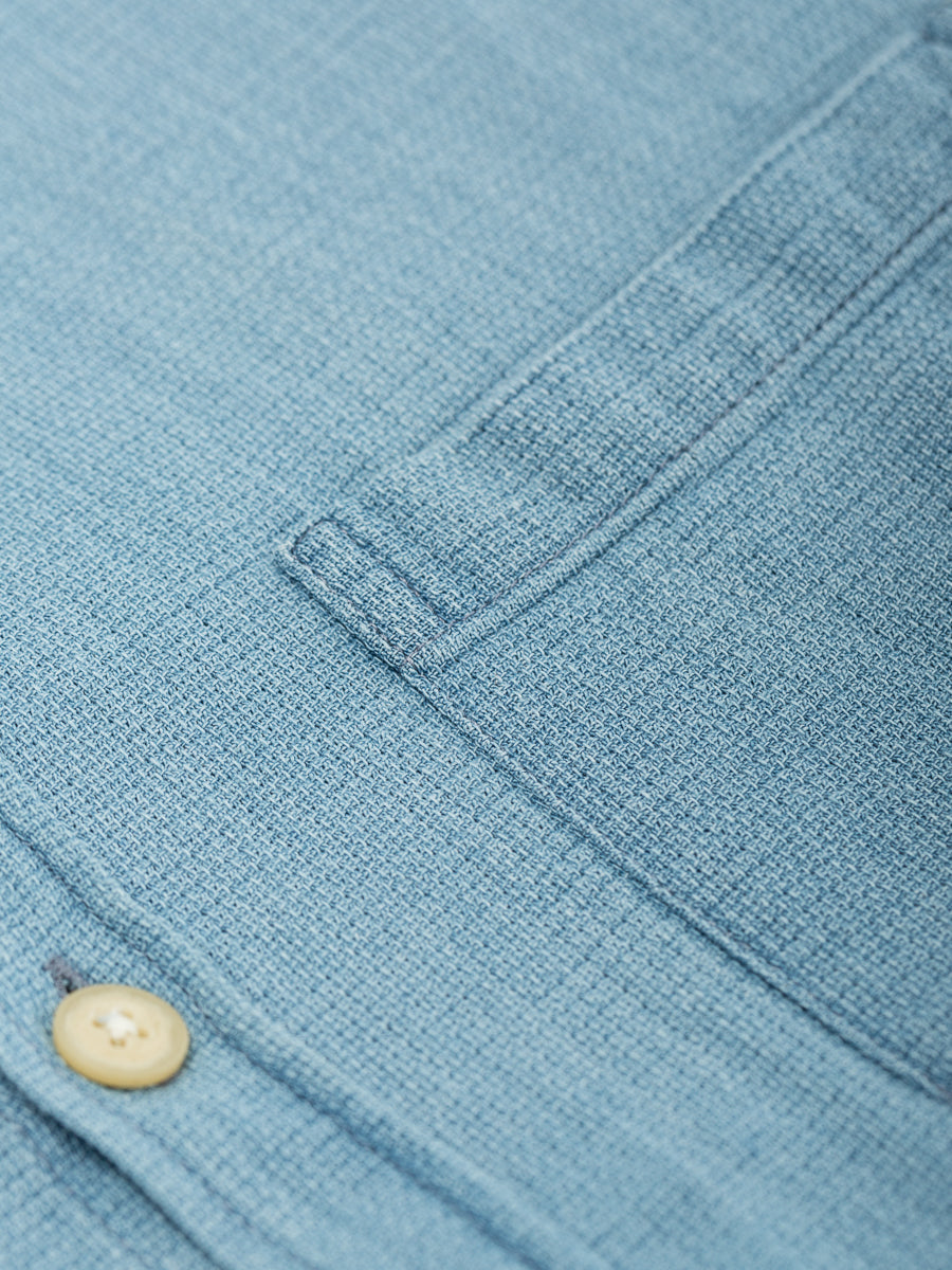  Grandad Shirt Kildale Indigo Light