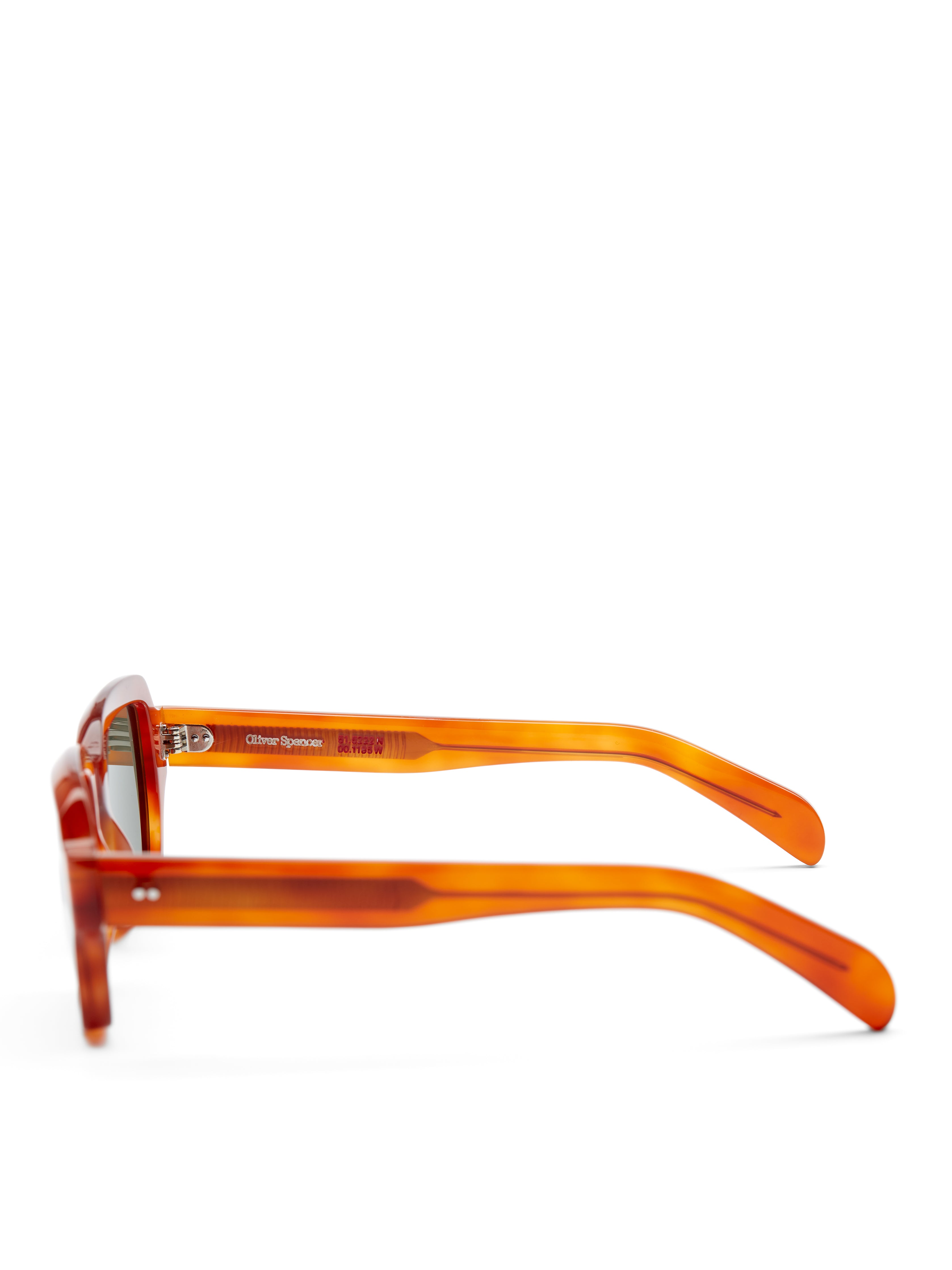  Cubitts X Oliver Spencer Conduit Sunglasses Amber Tortoiseshell