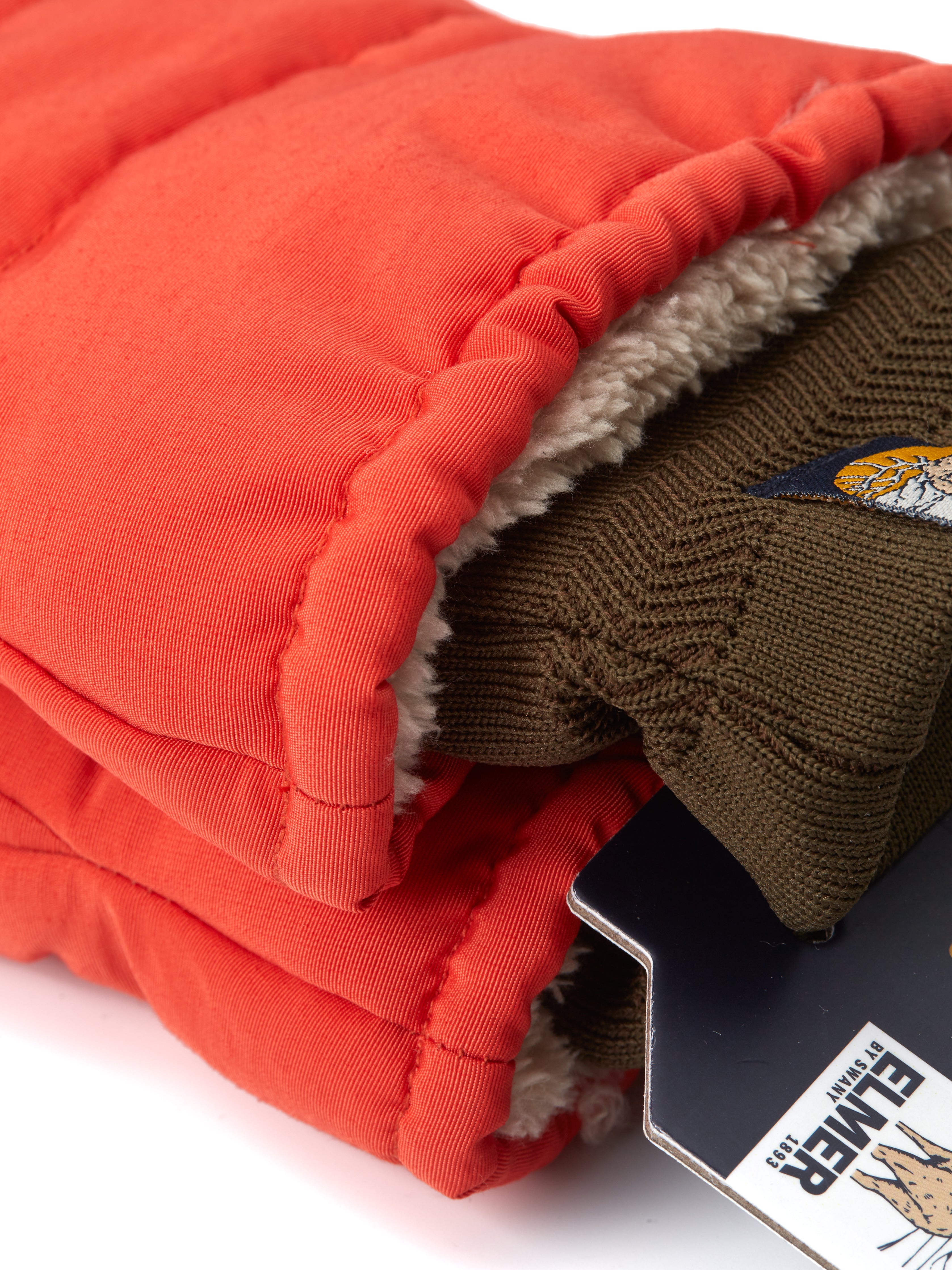  Elmer Knit Cuff Glove Orange