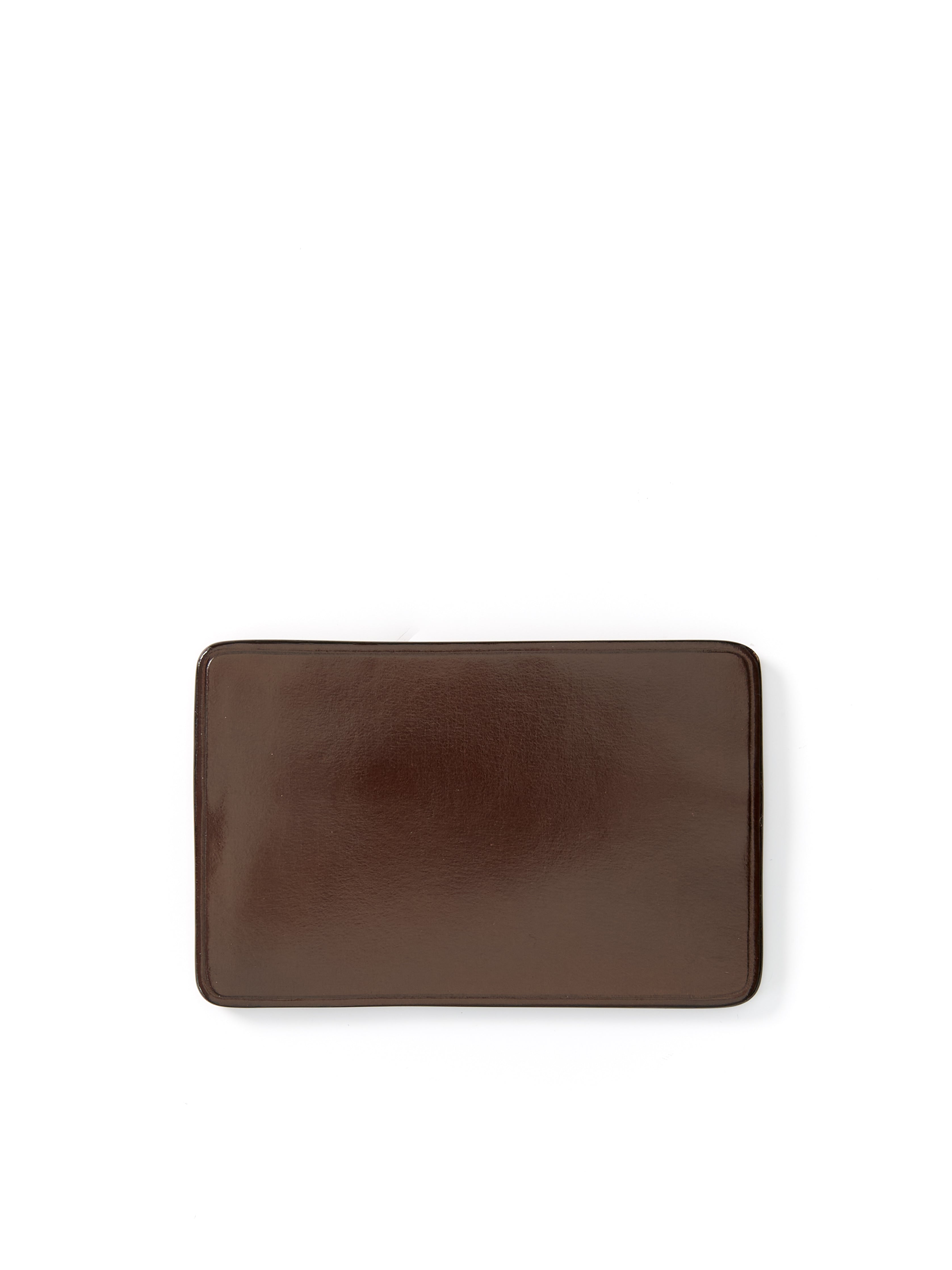  Il Bussetto Card Holder Dark Brown Leather