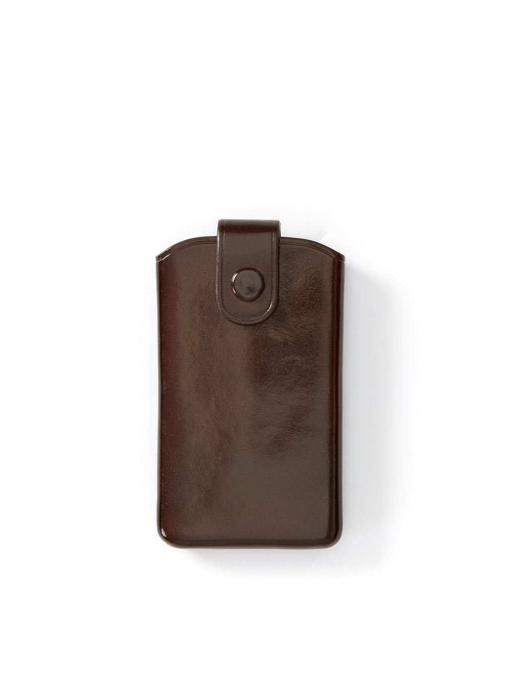  Il Bussetto Business Card Holder Dark Brown Leather