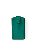  Il Bussetto Business Card Holder Green Leather