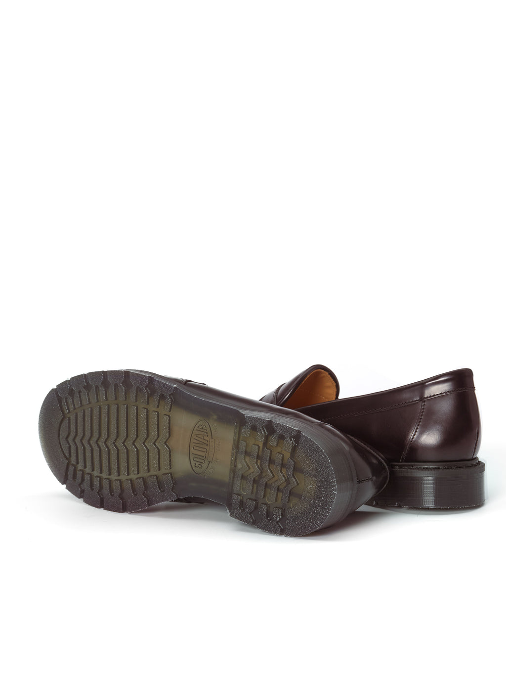  Solovair X Oliver Spencer Penny Loafer Ox Blood Hi Shine Leather
