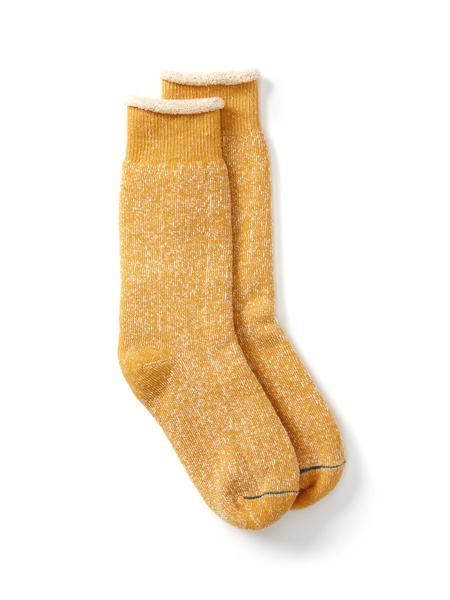  Ro To To Double Face Crew Socks Yellow
