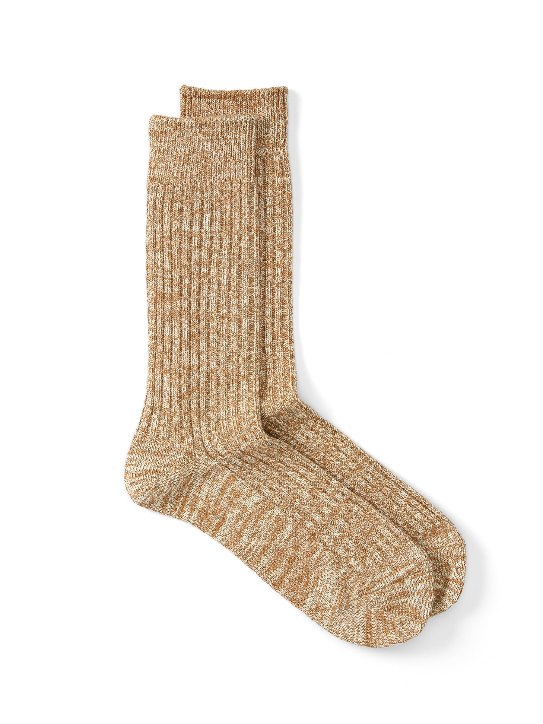  Ro To To Organic Cotton Daily 3 Pack Socks Ecru/Brown