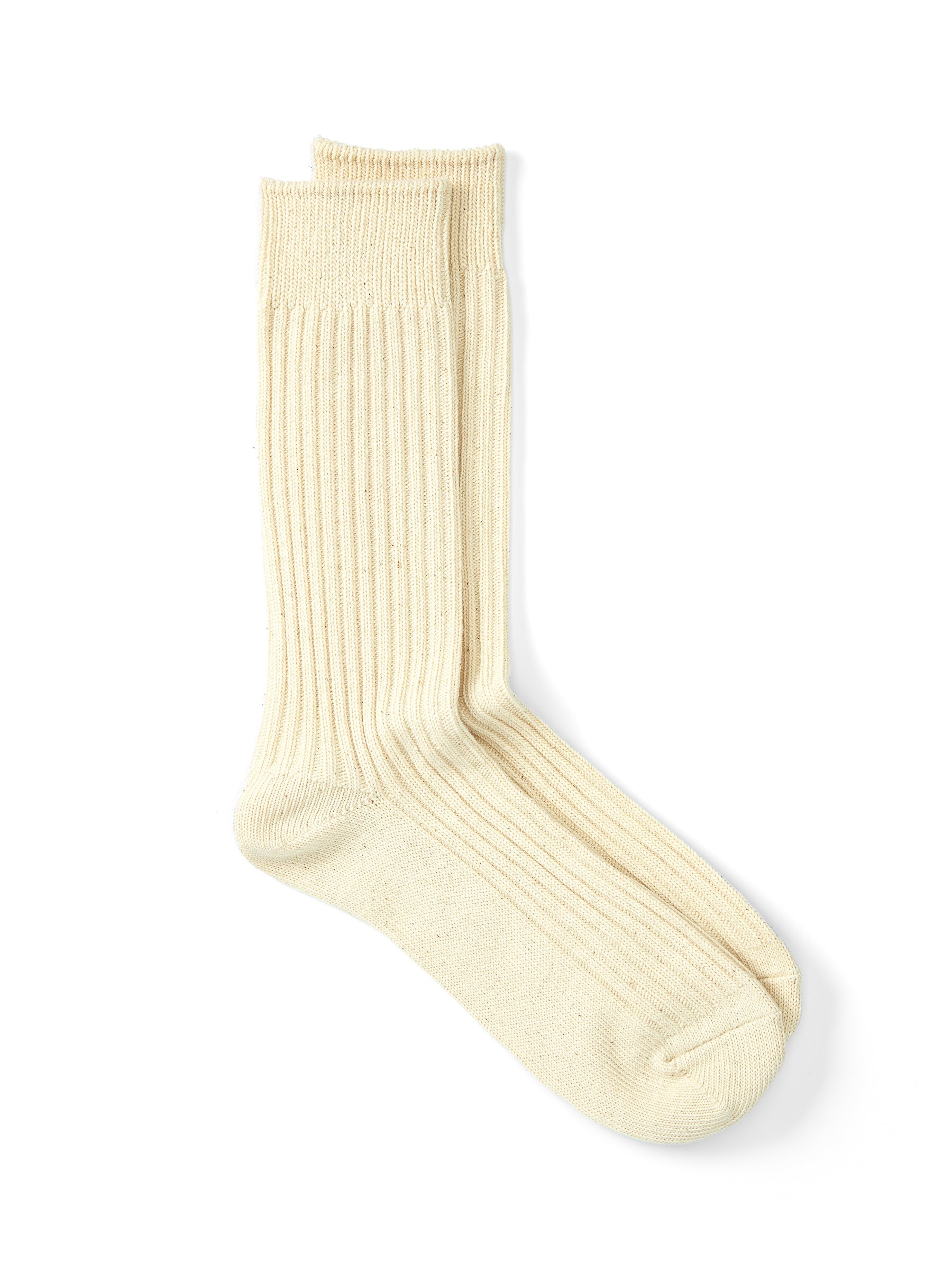  Ro To To Organic Cotton Daily 3 Pack Socks Ecru/Brown