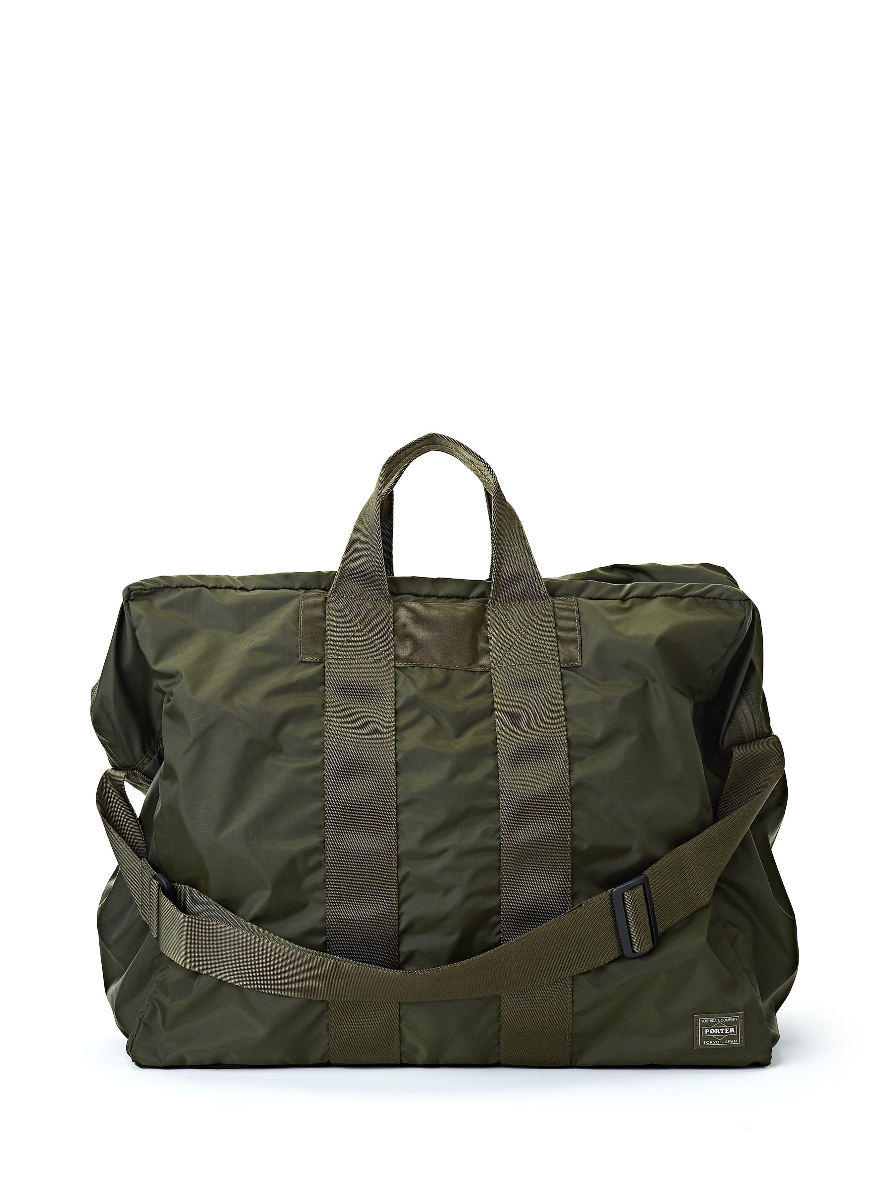  Porter-Yoshida & Co 2-way Flex Duffle Bag Olive