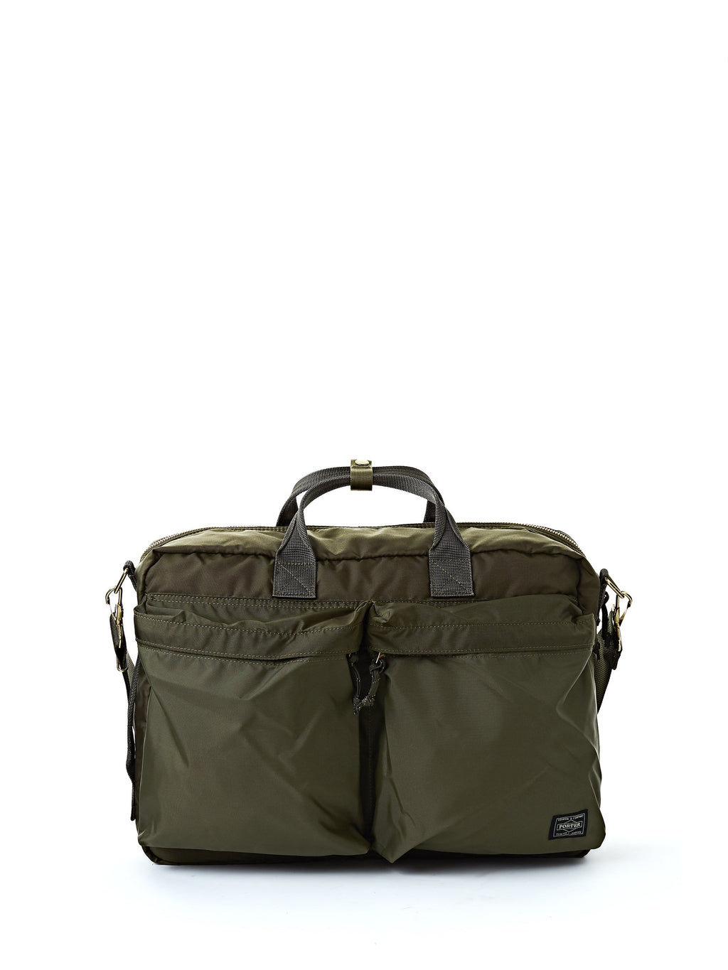  Porter-Yoshida & Co Olive 3-way Force Briefcase