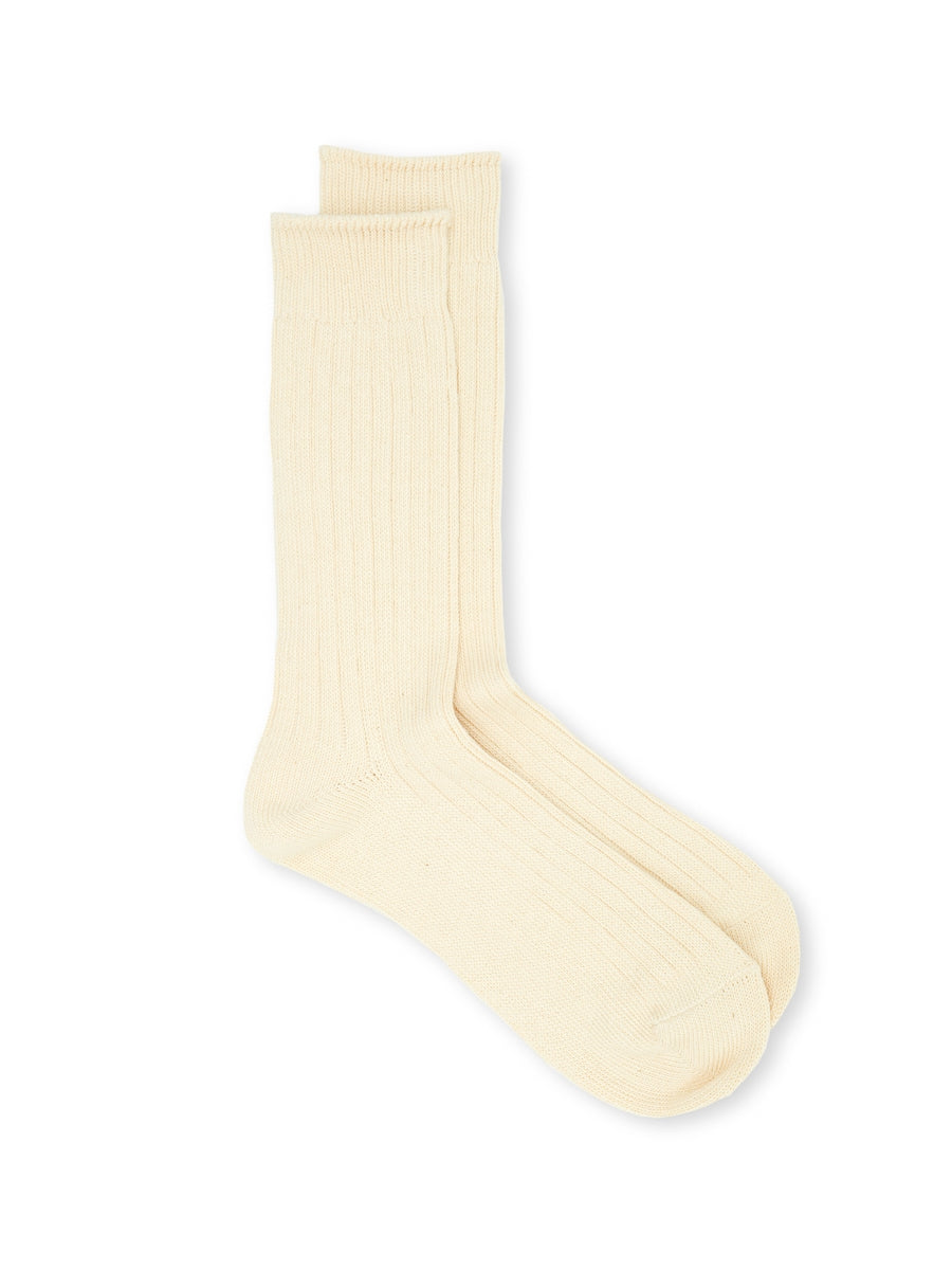  Ro To To Organic Cotton Daily 3 Pack Socks Ecru
