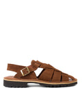  Fracap Fisherman Sandal Tan Suede